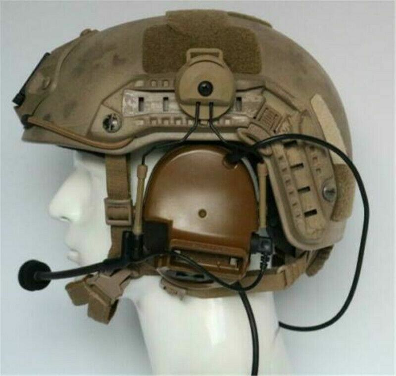 COMTAC III /C3 Single Com Noise Reduction Headset For TCA TRI /Real Mil-Spec PTT