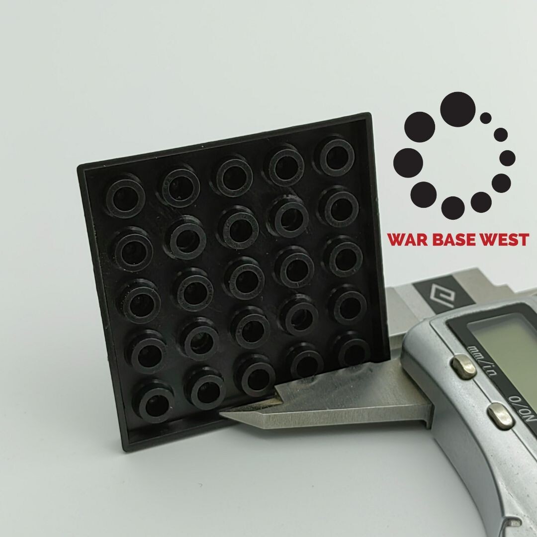 Lot Of 5 50mm Square Base Used For Warhammer Fantasy Monstrous Giant Dragon