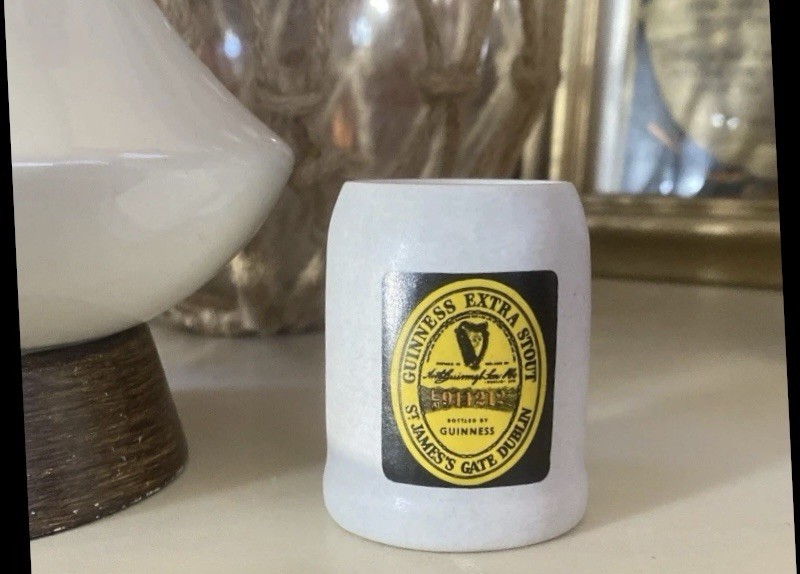 Guinness  Vintage  MINI Stout Mug CERAMIC Rare