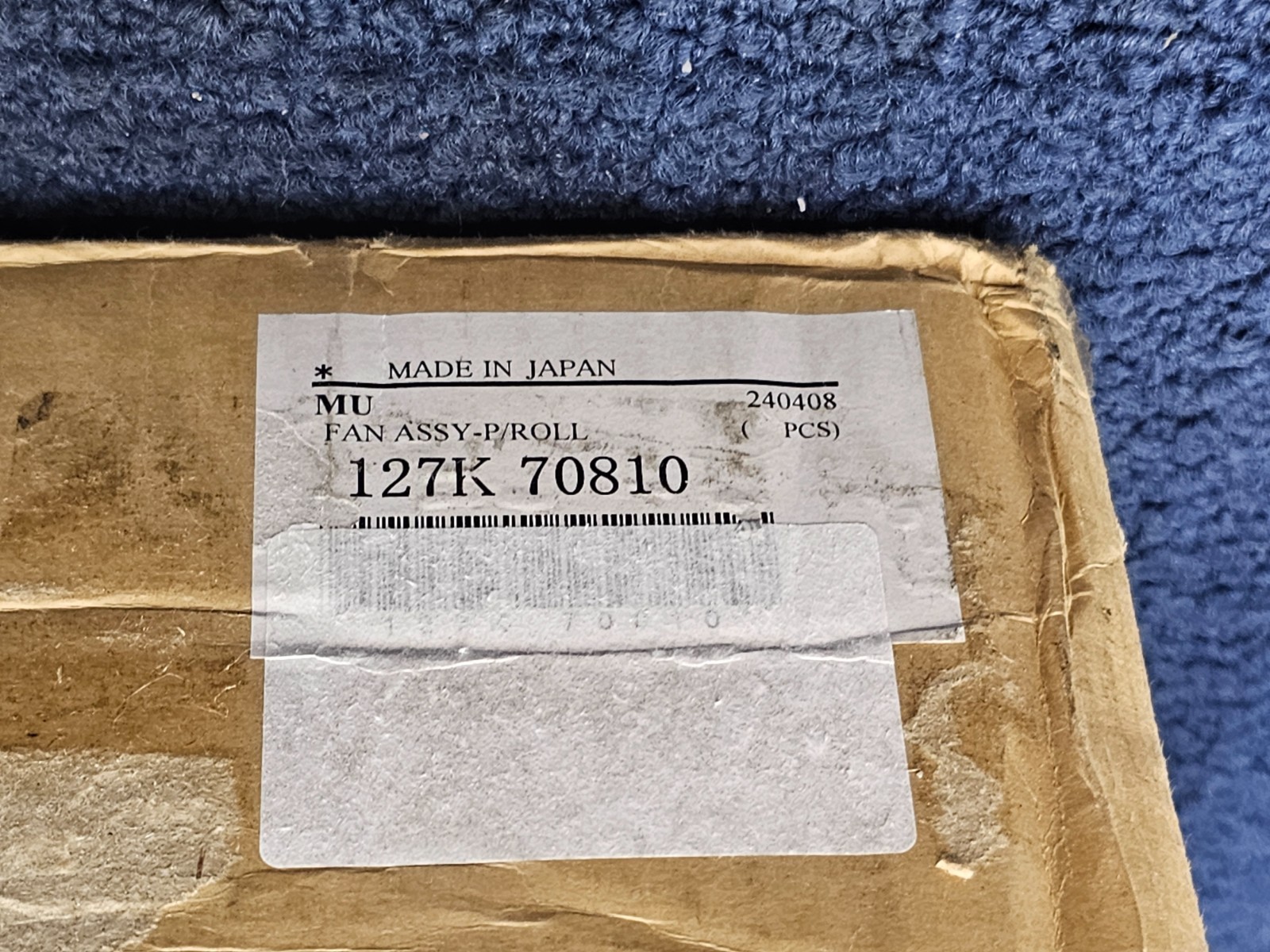 127k70810 Fan Assembly P Roll Replacement For Versant V80 V180 V2100 V3100 Xerox