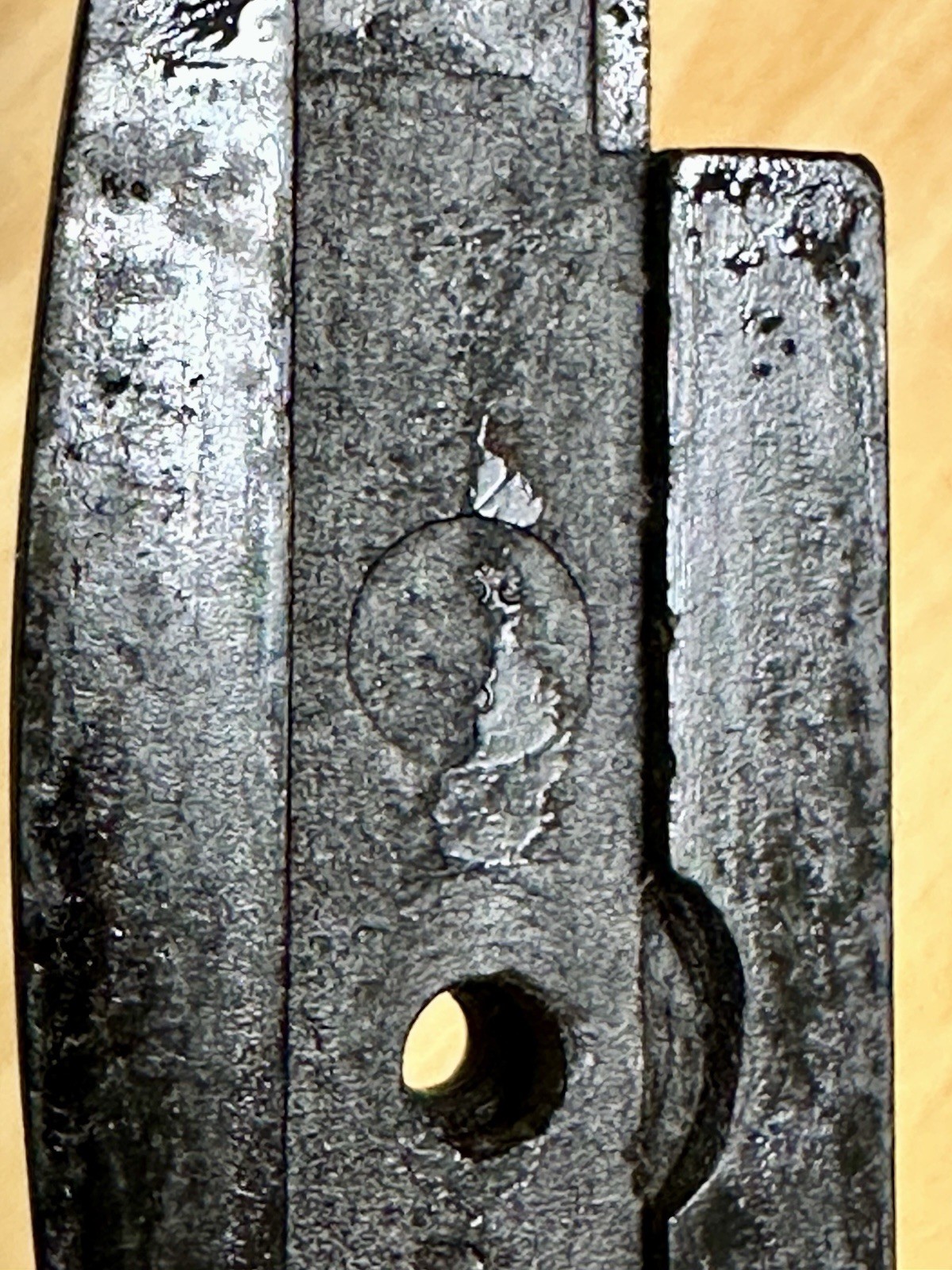 WWI US M1905-E1 10” Bayonet RIA 1910 Rock Island Armory Marked USS Nevada BB 36