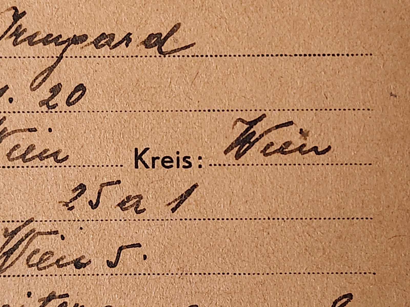 WW2 Germany. Replacement card for workbook, 1941-45..