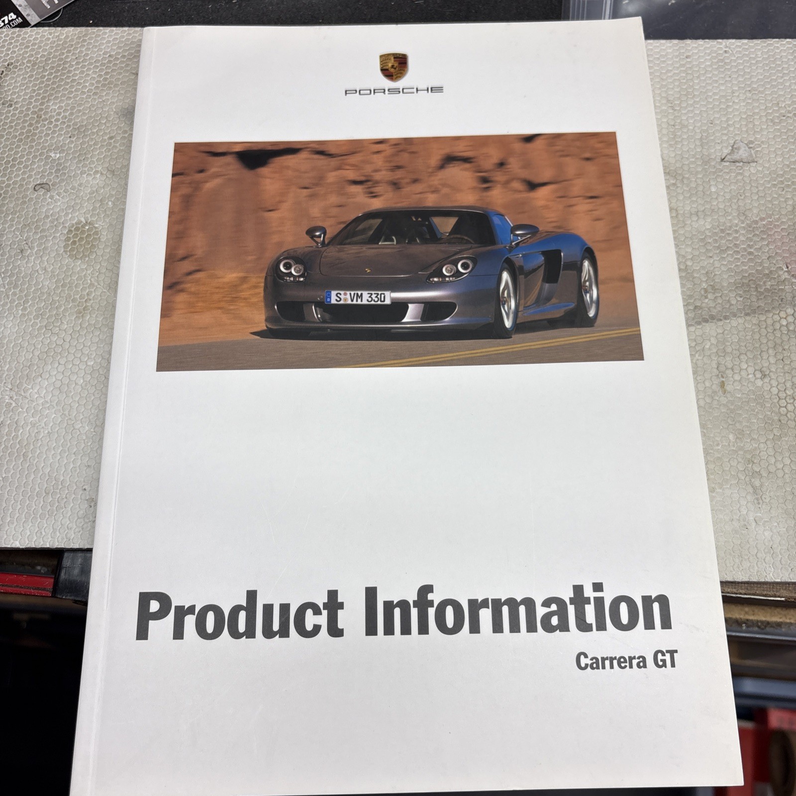Porsche Carrera GT Product Information Brochure 2003 - Rare