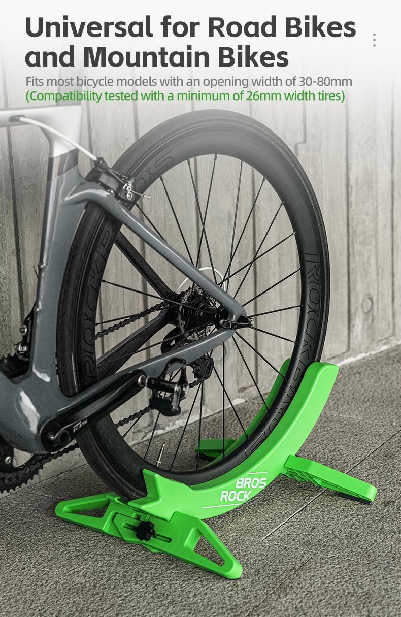 Rockbros Bike Stand Bicycle Parking Display Stand Adjustable for Road and Mounta