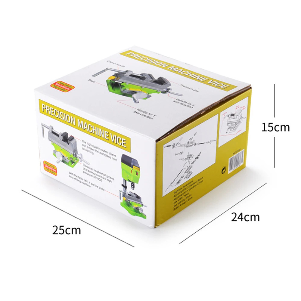 3-inch Cross-Sliding Vise with Compound Slide for Mill and Drill Press