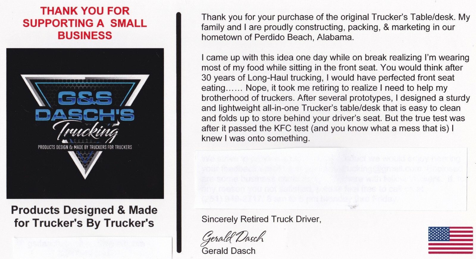 Big Rig Truck Steering Wheel Desk Table Laptop Meals Work Area *not for car*