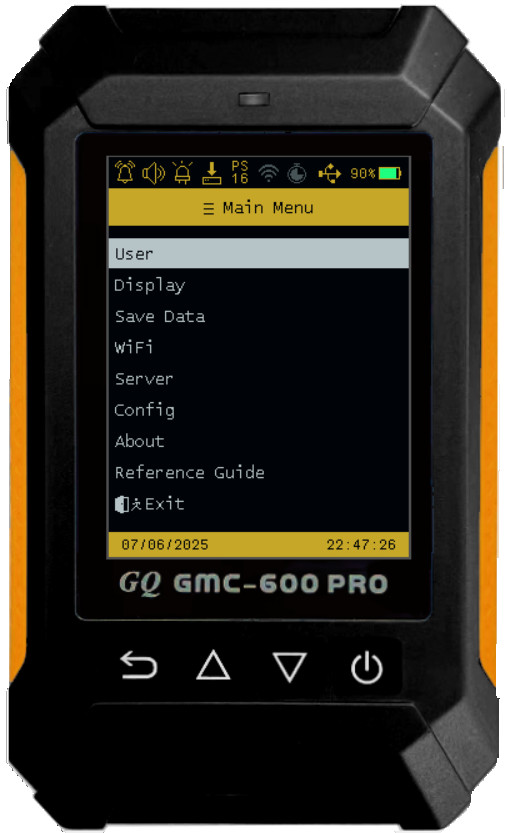 GQ GMC-600 Pro Geiger Counter Alpha, Gamma, Beta X-Ray Radiation Monitor