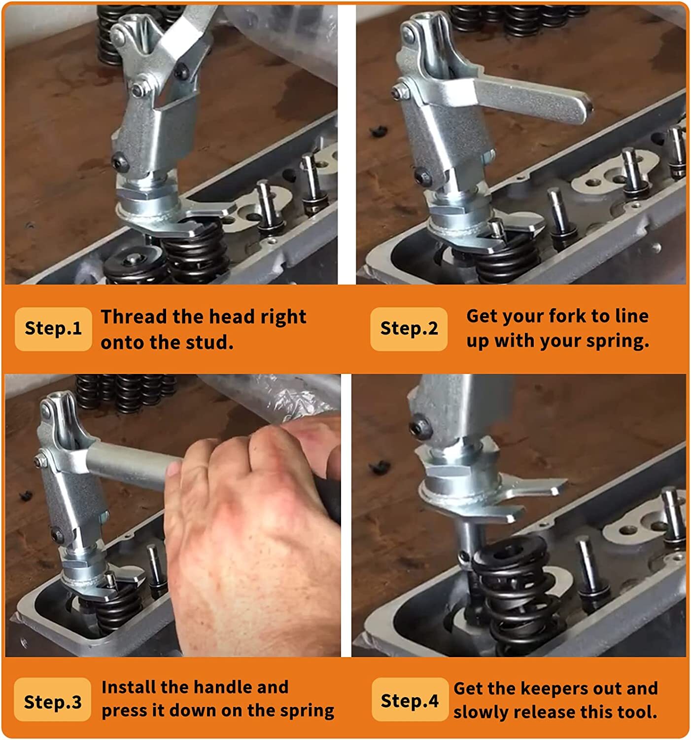 66784 Stud Mount Valve Spring Compressor for all 3/8" & 7/16" Rocker Studs