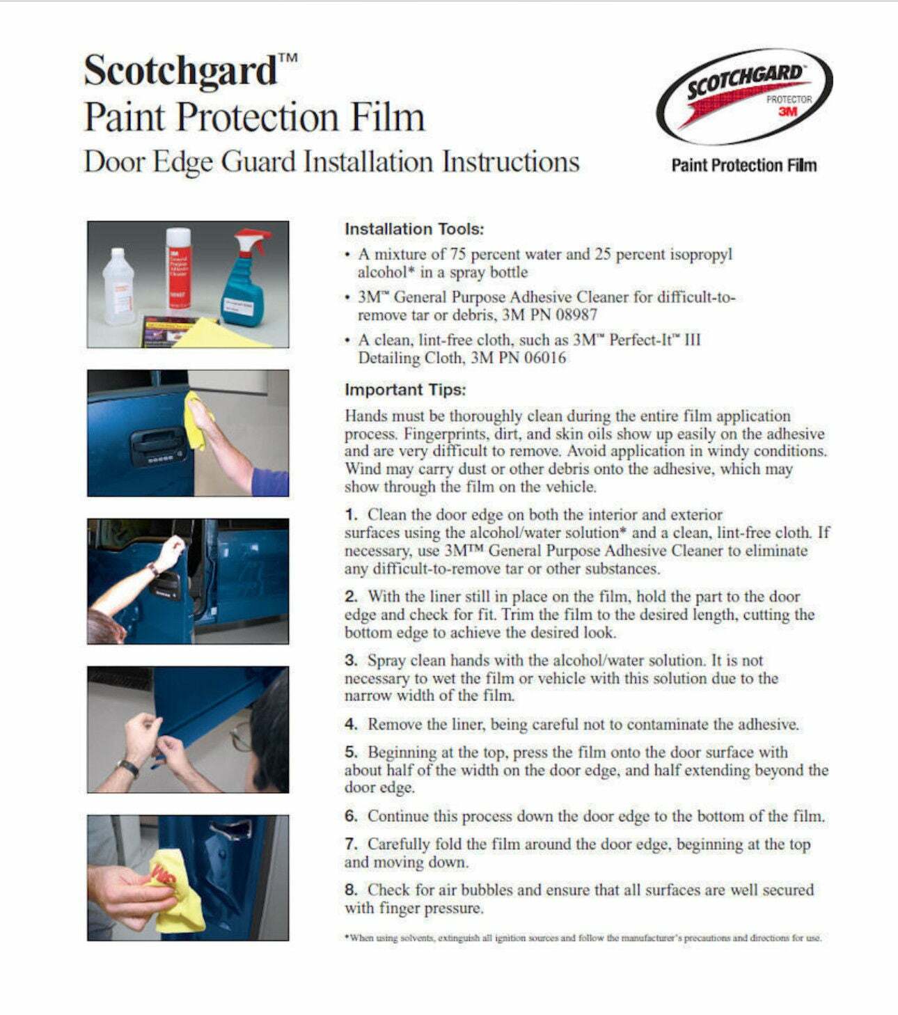 33 yds x 1" Wide 3m Roll Door Edge Guard Car Paint Scratch Protection Scotchgard