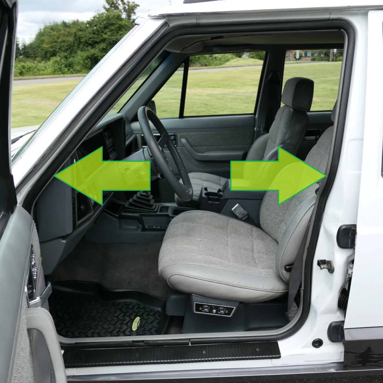 Jeep Cherokee XJ (1984-1996) 5-Piece Weatherstrip Seal Set for Doors & Liftgate