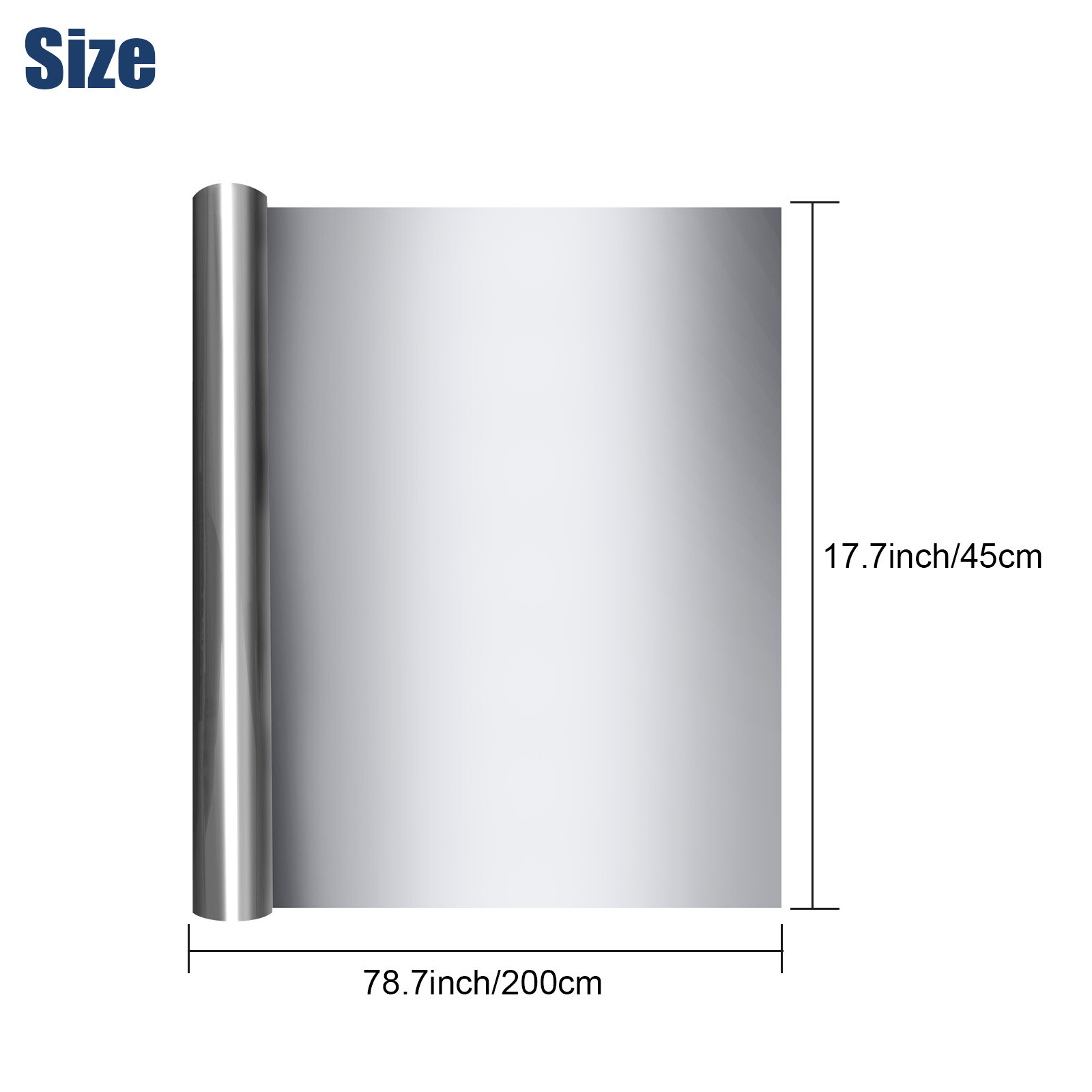 One-Way Mirror Window Film Privacy Tint Sun UV Reflective Heat Control for House