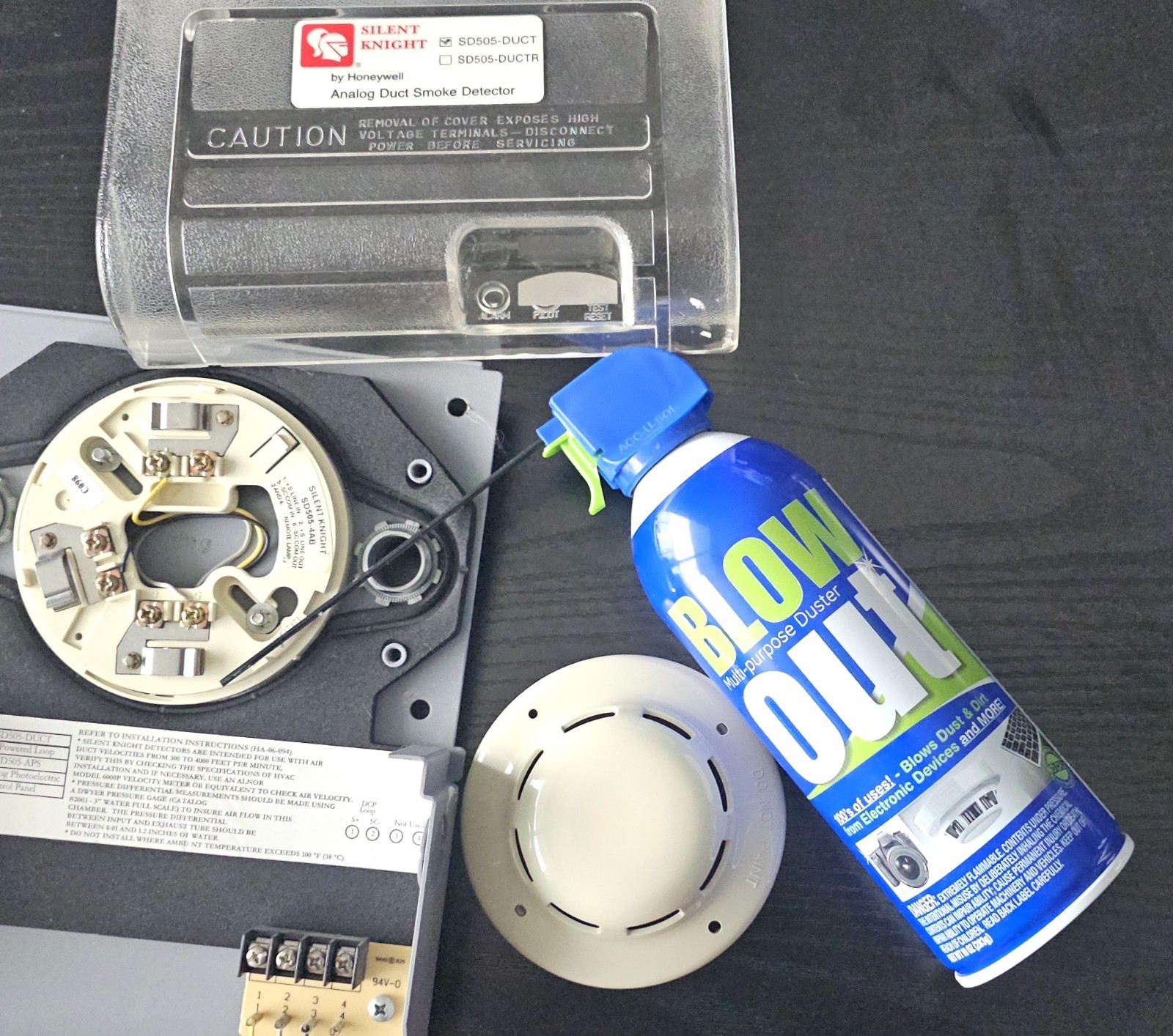 SILENT KNIGHT SD505-DUCT INTELLIGENT DUCT SMOKE DETECTOR