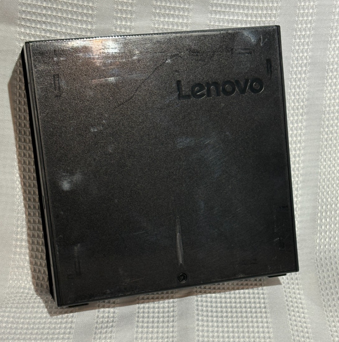 Lenovo ThinkCentre Tiny VESA Mount II + USB DVD-RW Burner - TESTED