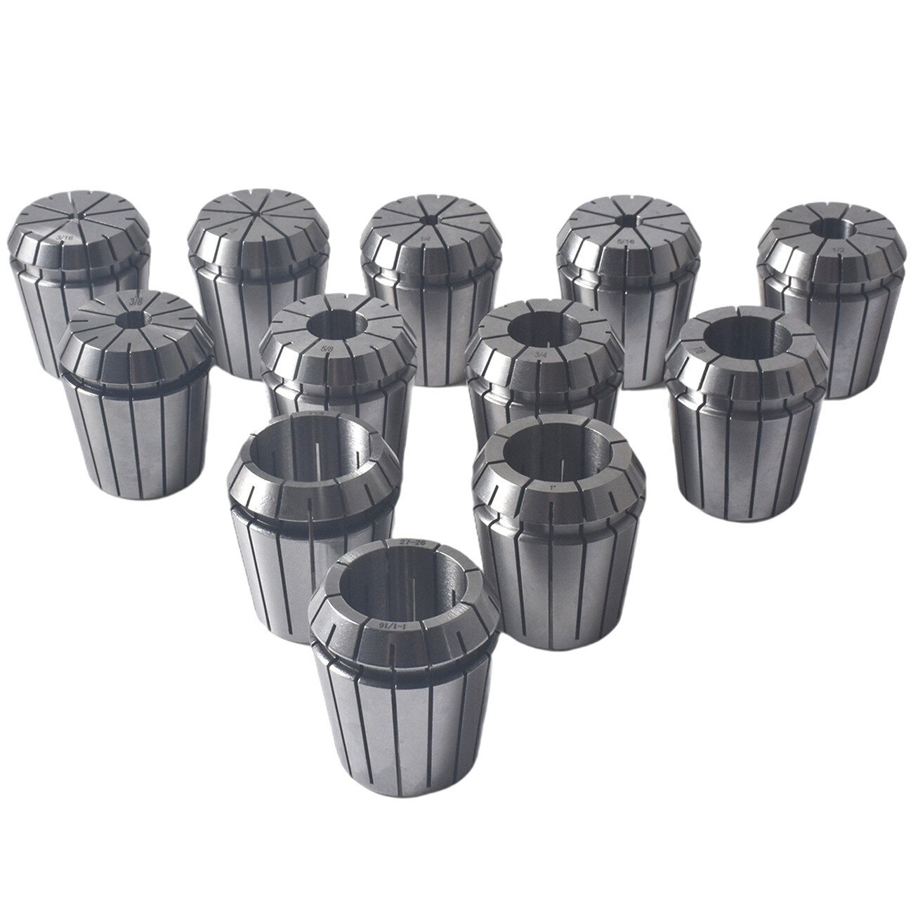ER40 Collet 12Pcs Spring Collets Chuck Set 1/8"- 1-1/8" Precision For Lathe