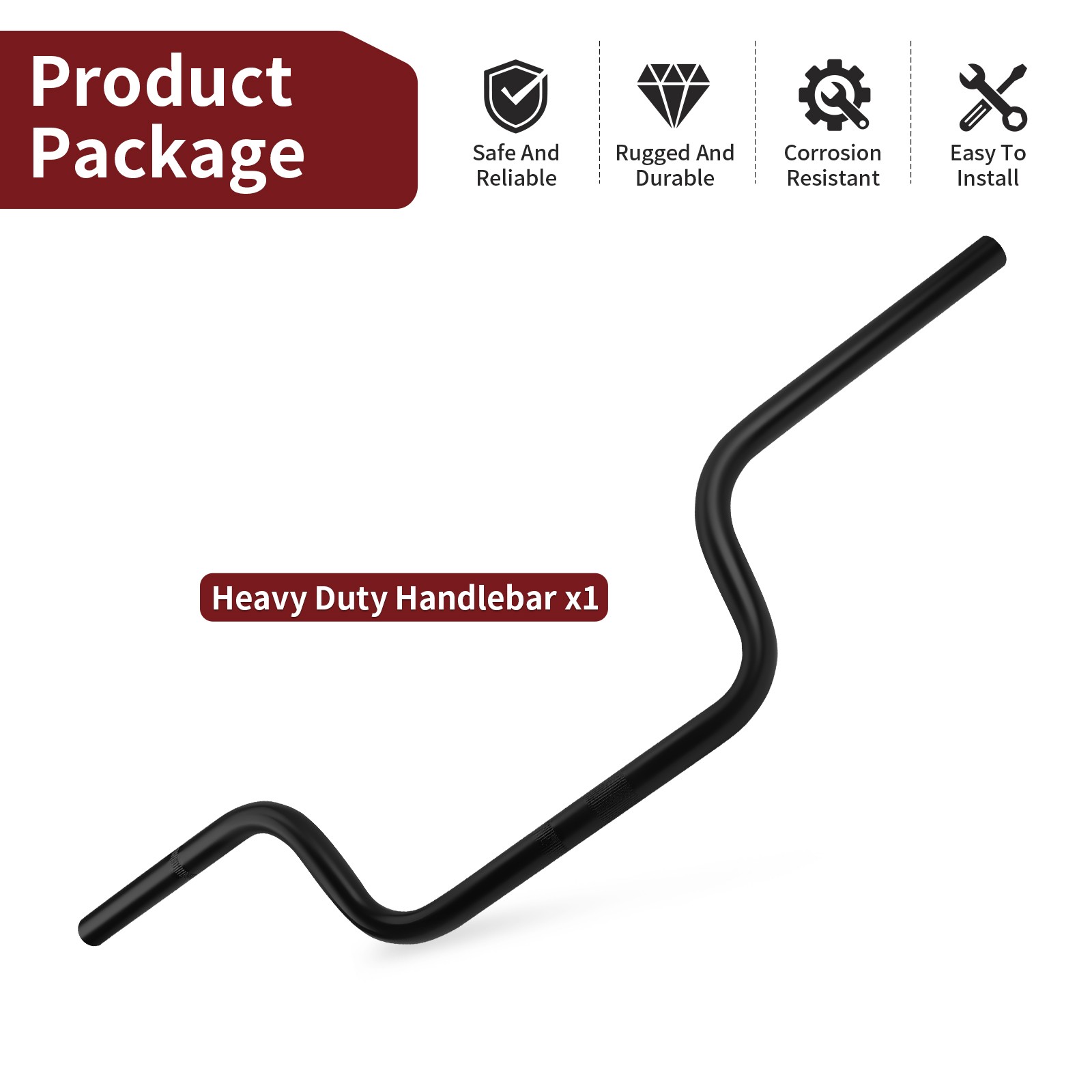 Heavy Duty Handlebar For Polaris Sportsman 335 400 500 600 700 800 MV7 1996-2005