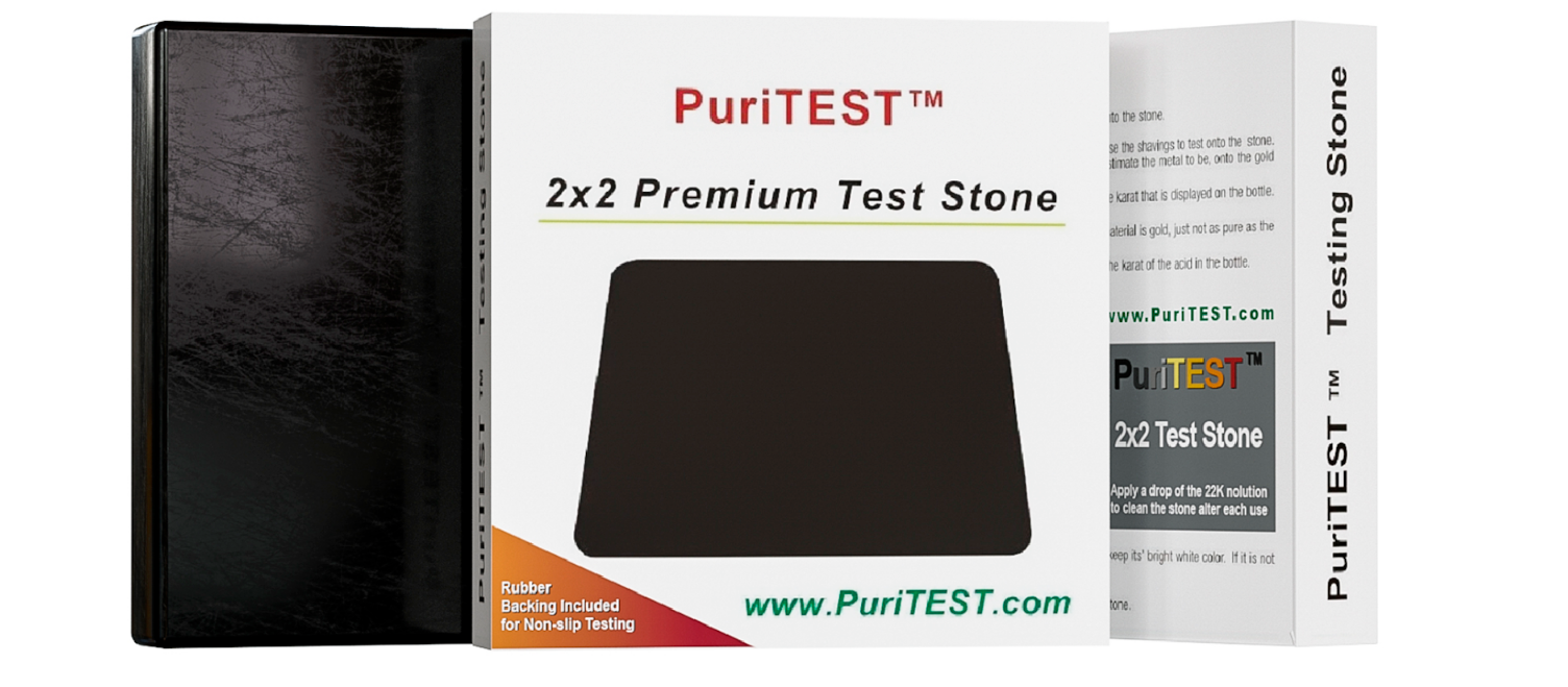 PuriTEST Silver Test Kit Jewelry Precious Metals Scrap Testing 999 Sterling bars
