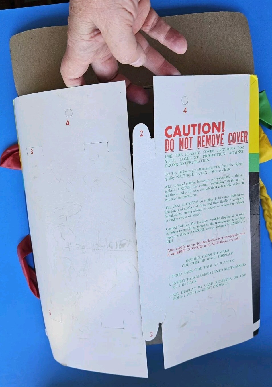 Vintage Clown Balloon Store Display RARE