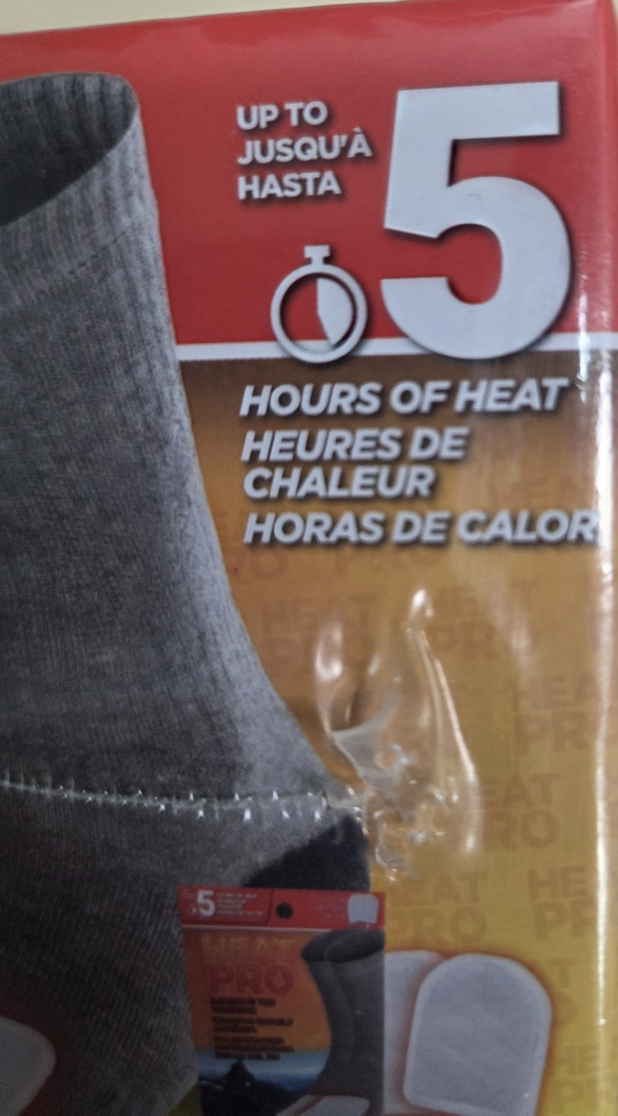 Heat Pro Adhesive Toe Warmers 30 Pairs 60Individual 5 Hours Heat EXP 2029 Sealed