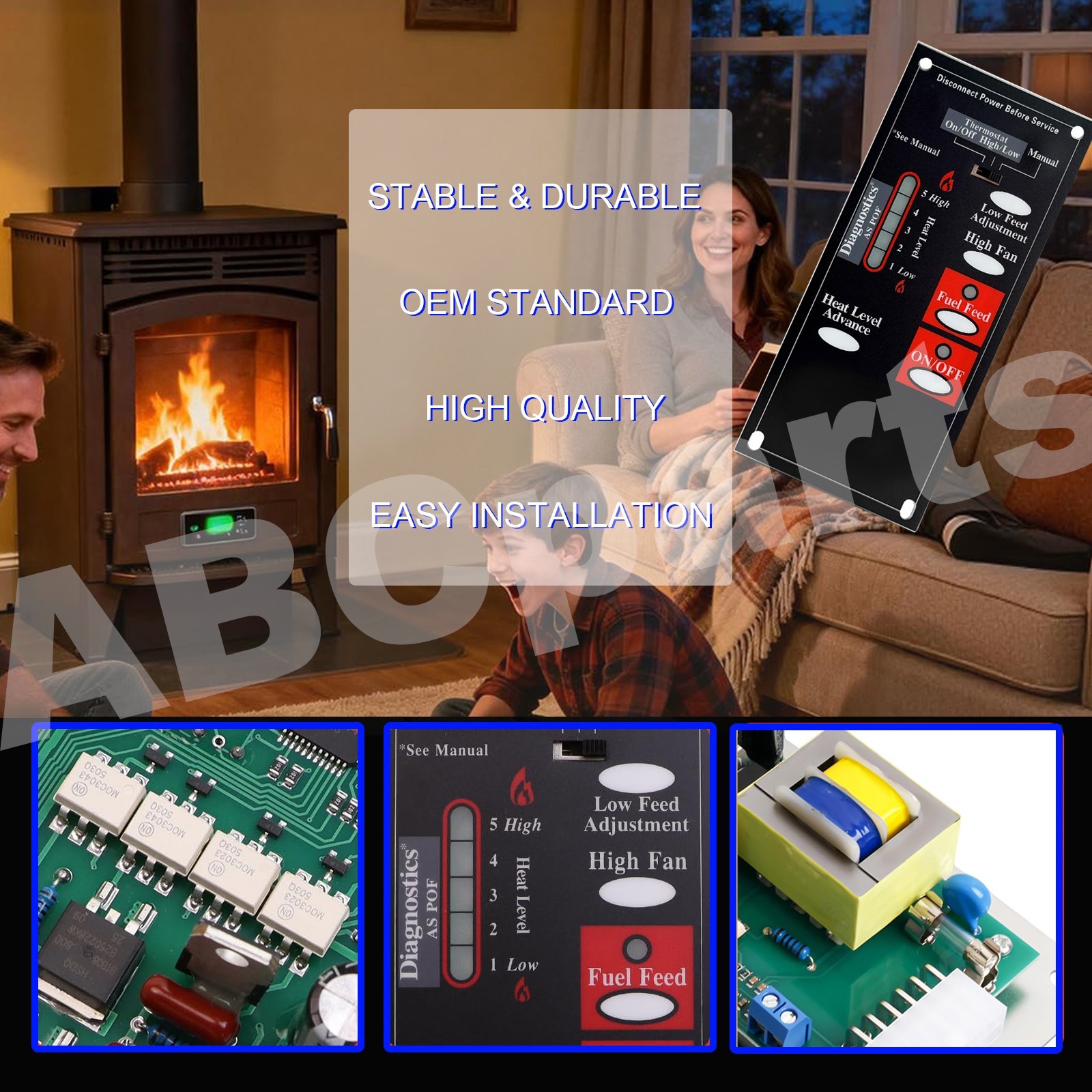 Digital Circuit Board C-E-401 A-E-401 for Breckwell P23 P24 P1000 Big E P2700