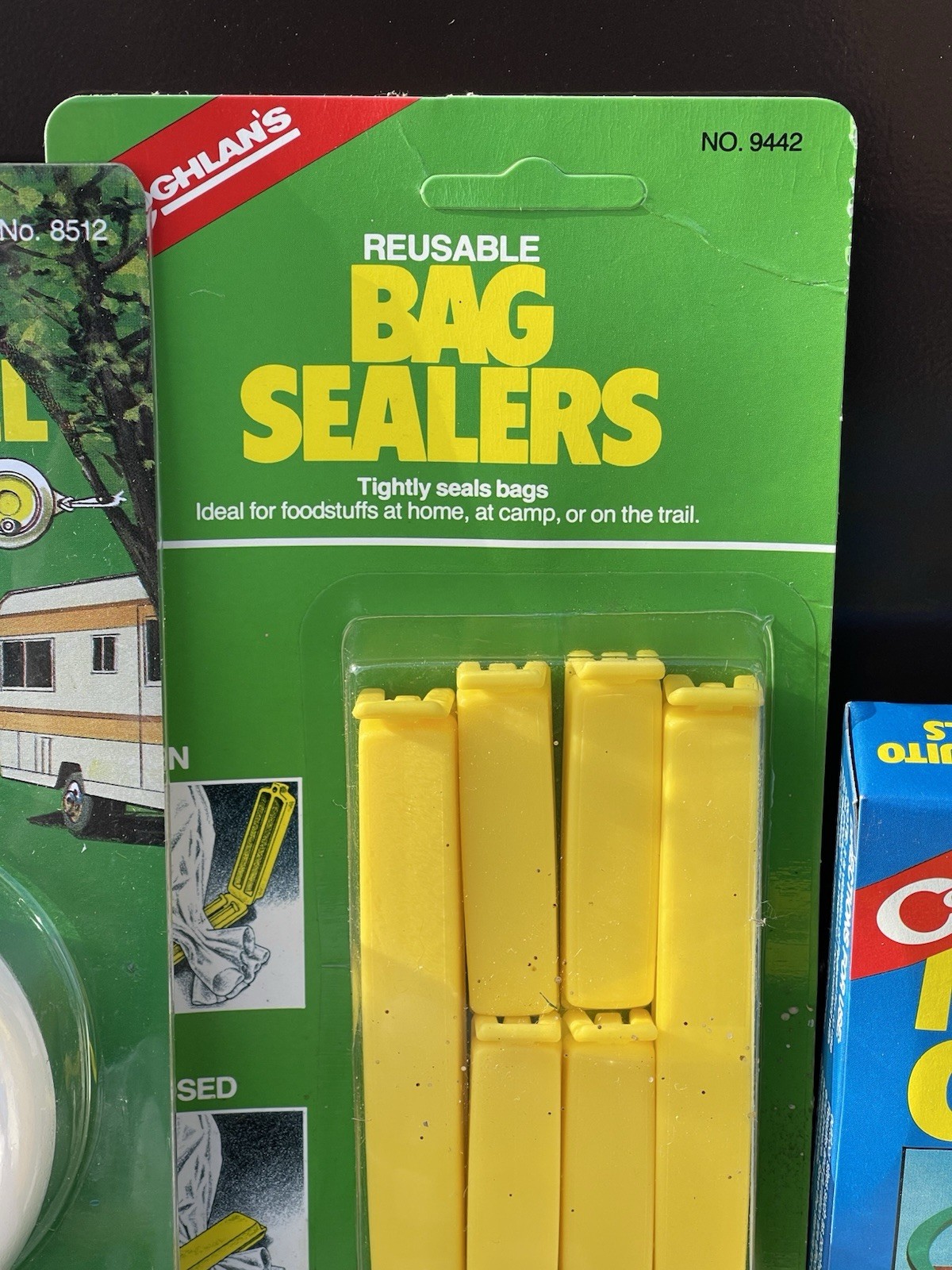 VTG Metal Chuck Box Camping Kitchen Storage Trunk w/ Contents Brown