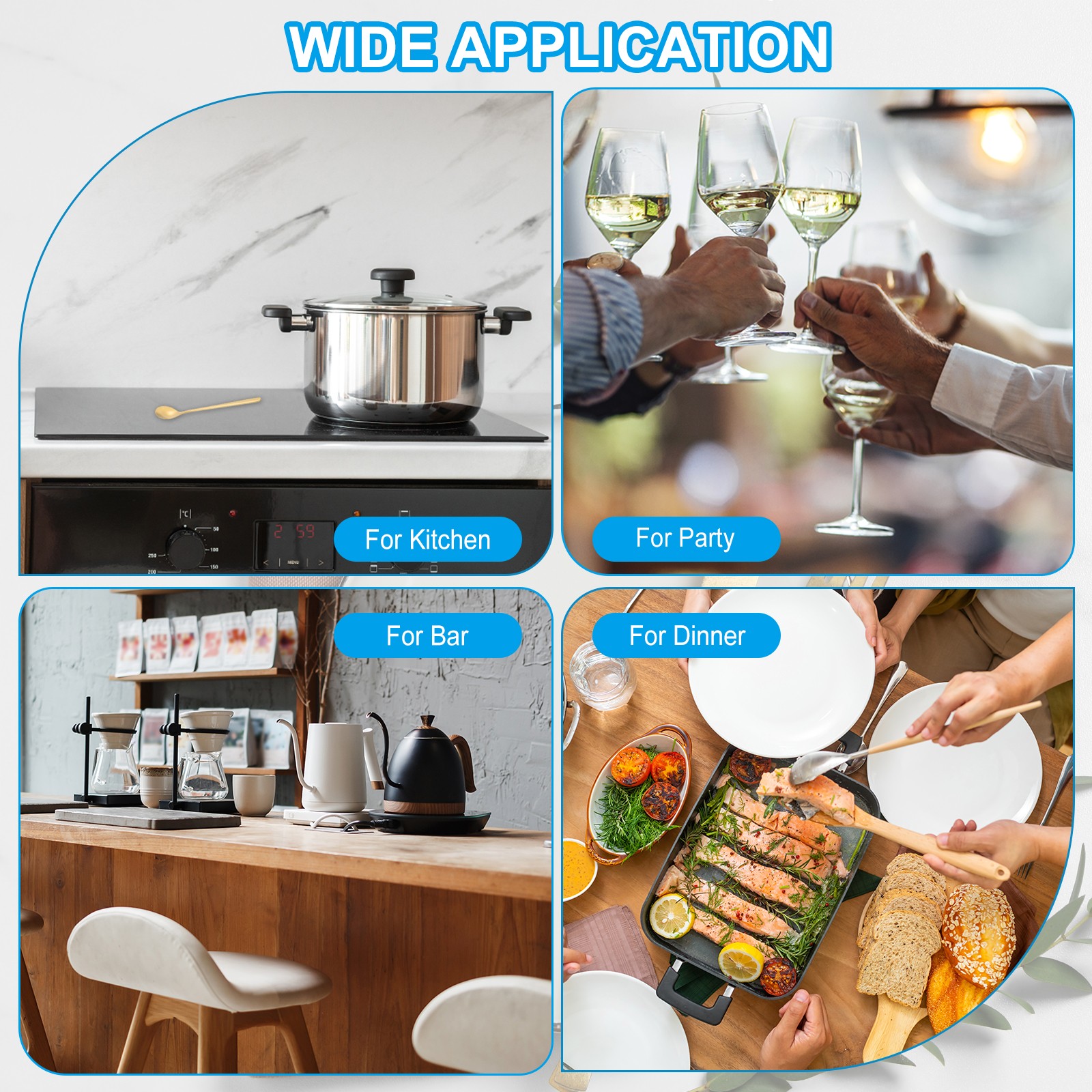 Long Handle Iced Tea Spoon, 12 Pcs 6" Stainless Steel Long Spoons, Gold Tone