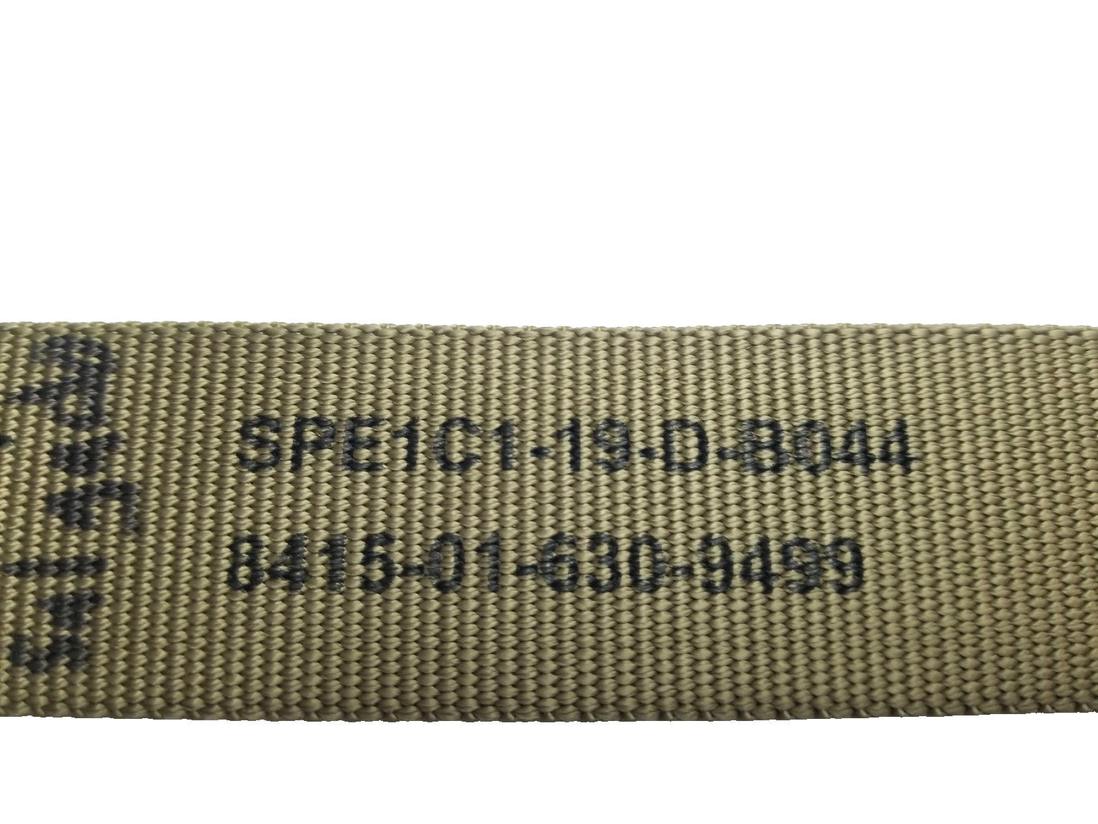 USGI DLA ADJUSTABLE Riggers Belt OCP TAN 499 SIZE 44 8415-01-630-9499 VGC