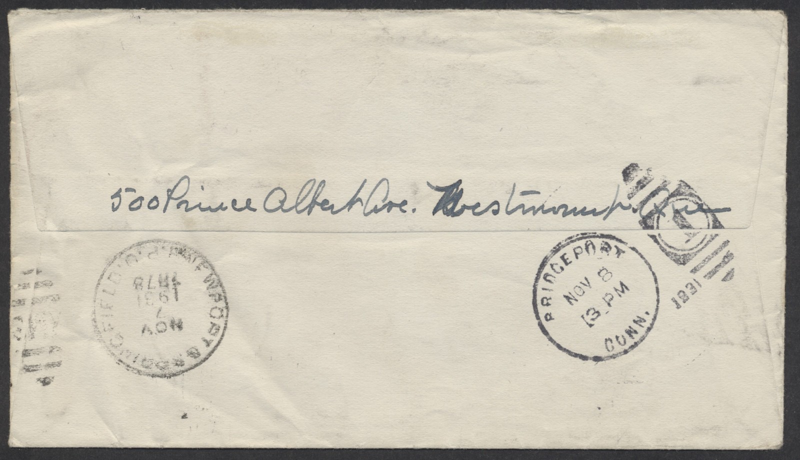 1931 #E4 Special Delivery Cover Montreal to Bridgeport CT USA