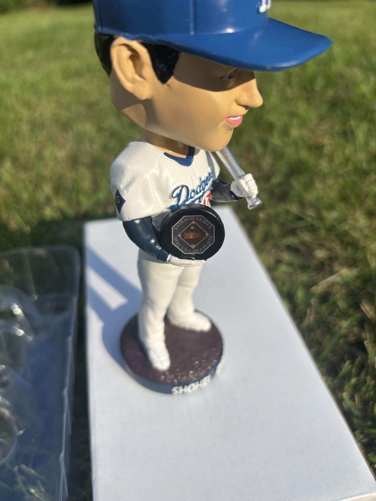 Shohei Ohtani MVP - Los Angeles Dodgers Bobblehead SGA SILVER No Original BOX
