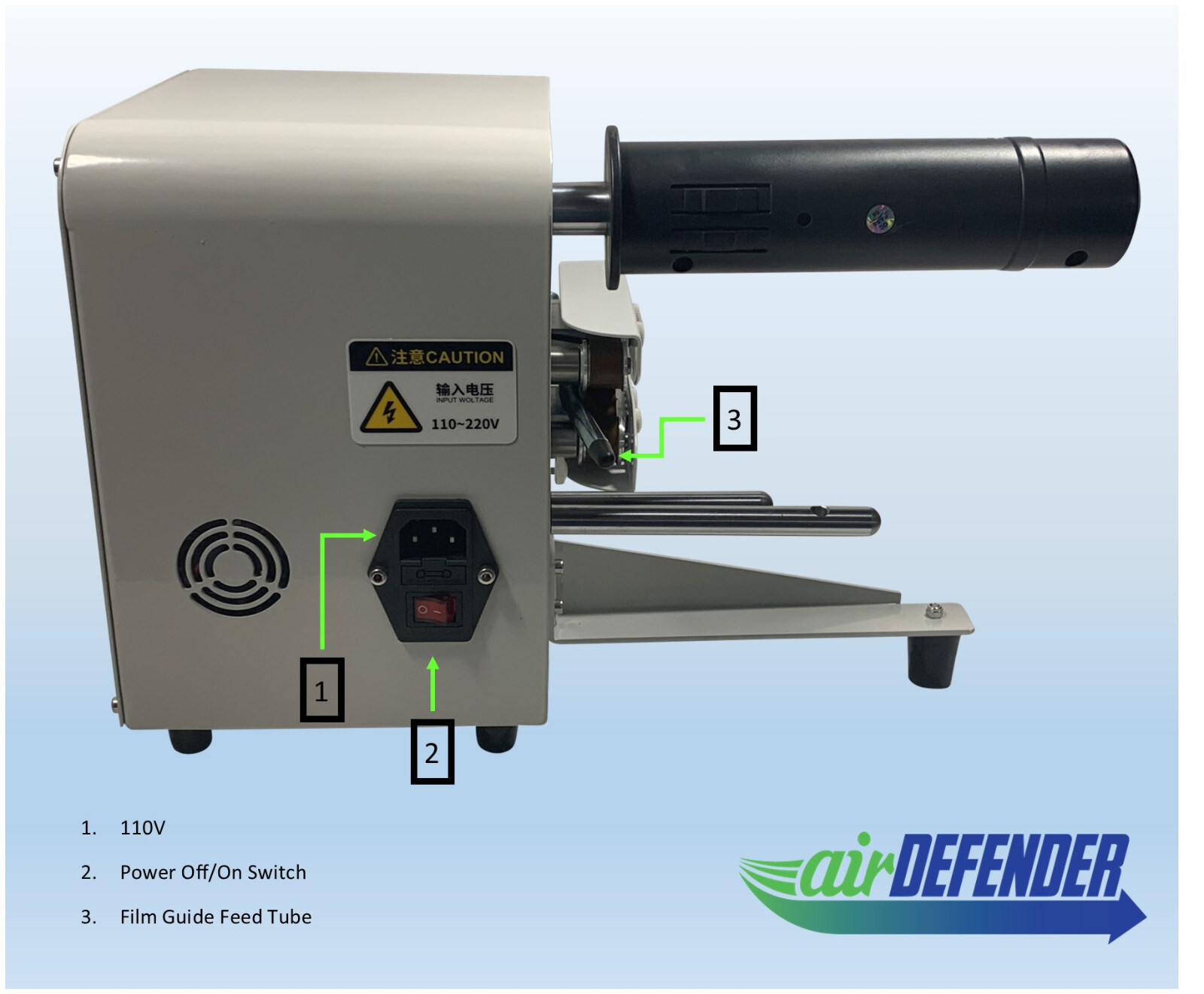 airINFINITY II Air Cushion Machine for inflating air cushion void fill