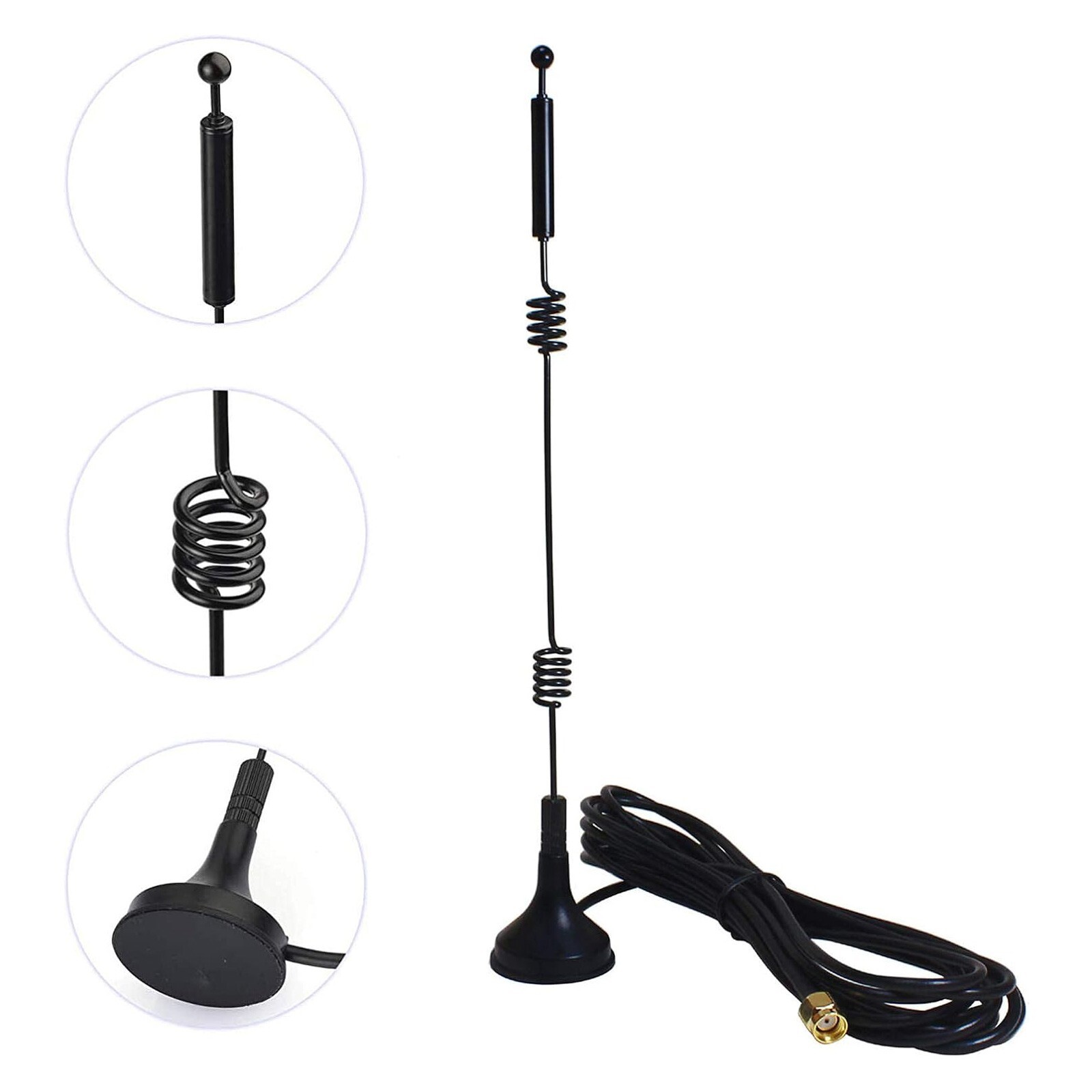 Dual Band RP-SMA Male Antenna for WiFi Router Wireless Security IP Camera 9dBi