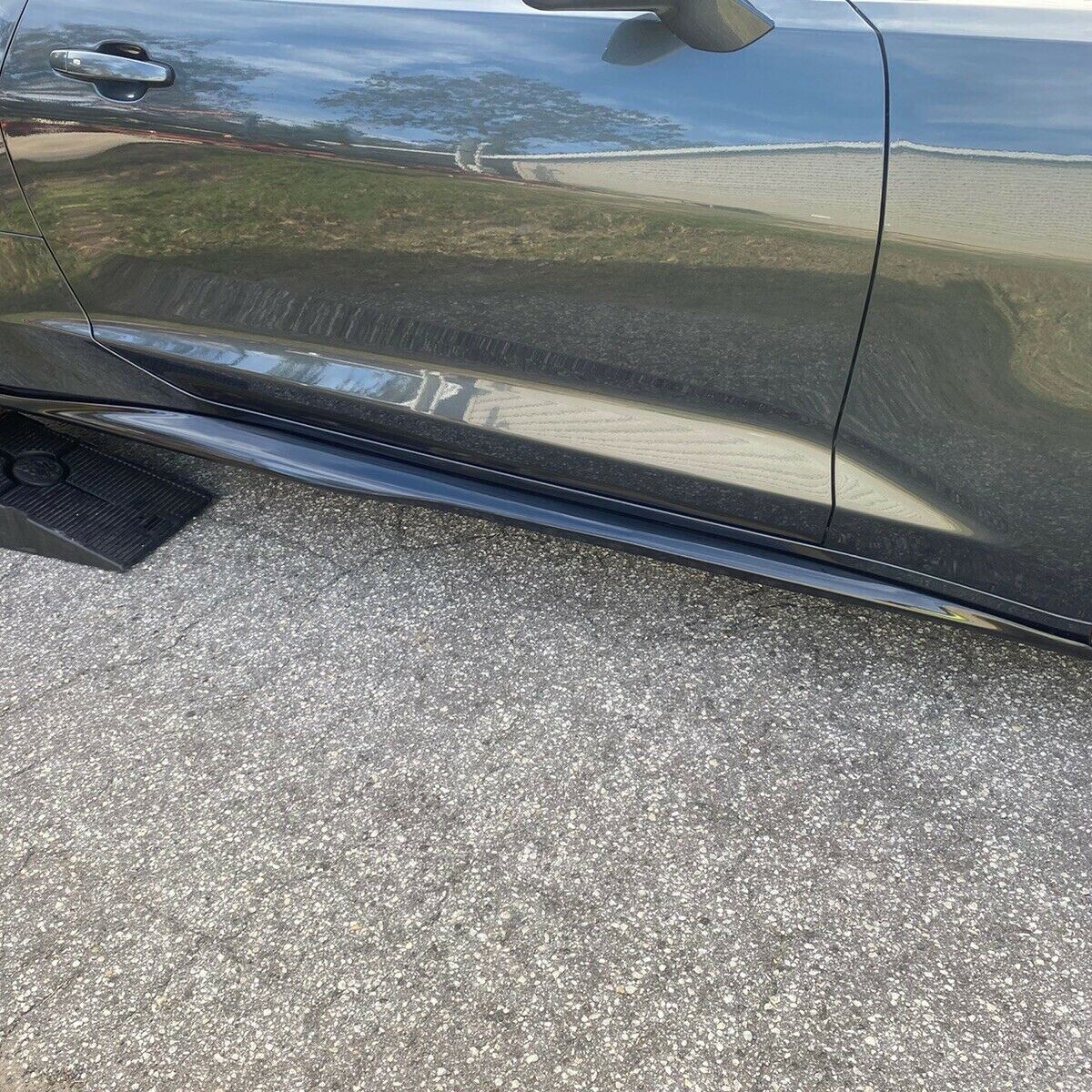 ZL1 Style Side Skirts Extension Rocker Panels For Chevy Camaro RS&SS 2016-2020