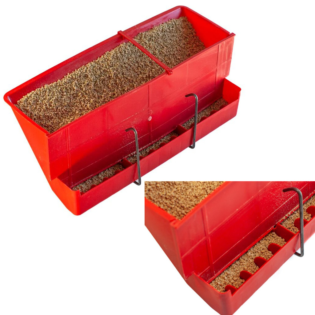 No Waste Quail Feeder Trough