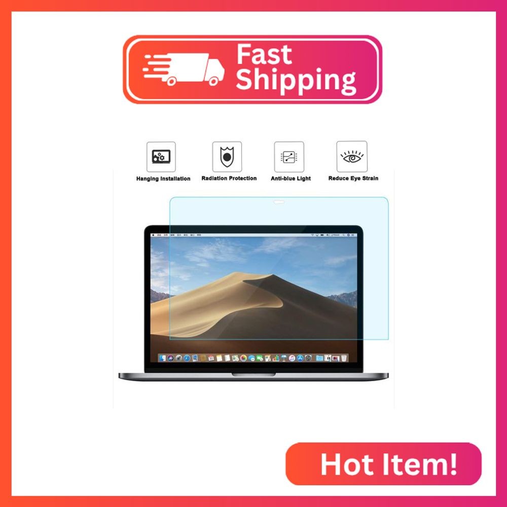 MOSISO 2 Pack 13 inch Laptop Screen Protector, Matte Blue Light Blocking Anti-UV