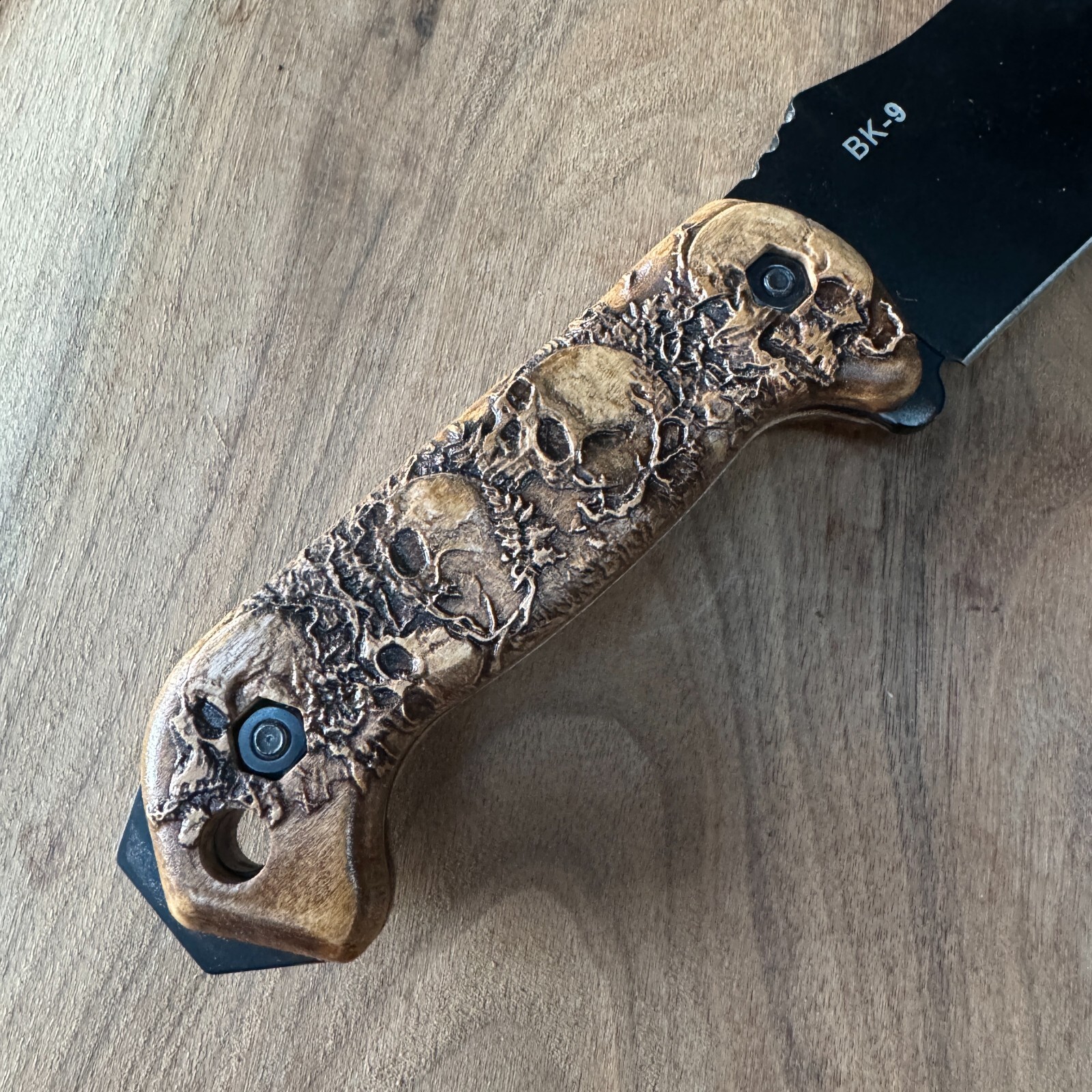 Graveguard scales for Ka-Bar Becker bk-2 bk-7 bk-9 / custom scales / made in USA