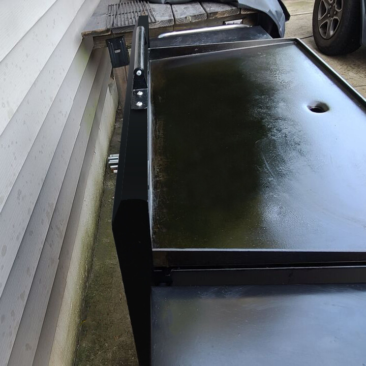 Black Outdoor 36" Griddle Hard Cover Lid Fit For Blackstone Griddle New