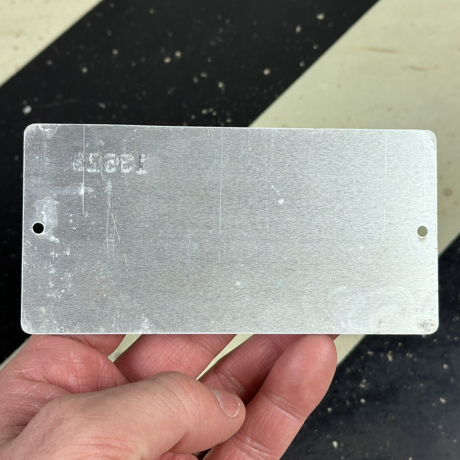 Vintage 1968 Michigan Boat Inspection Tag Metal License Plate Max Passengers Sig