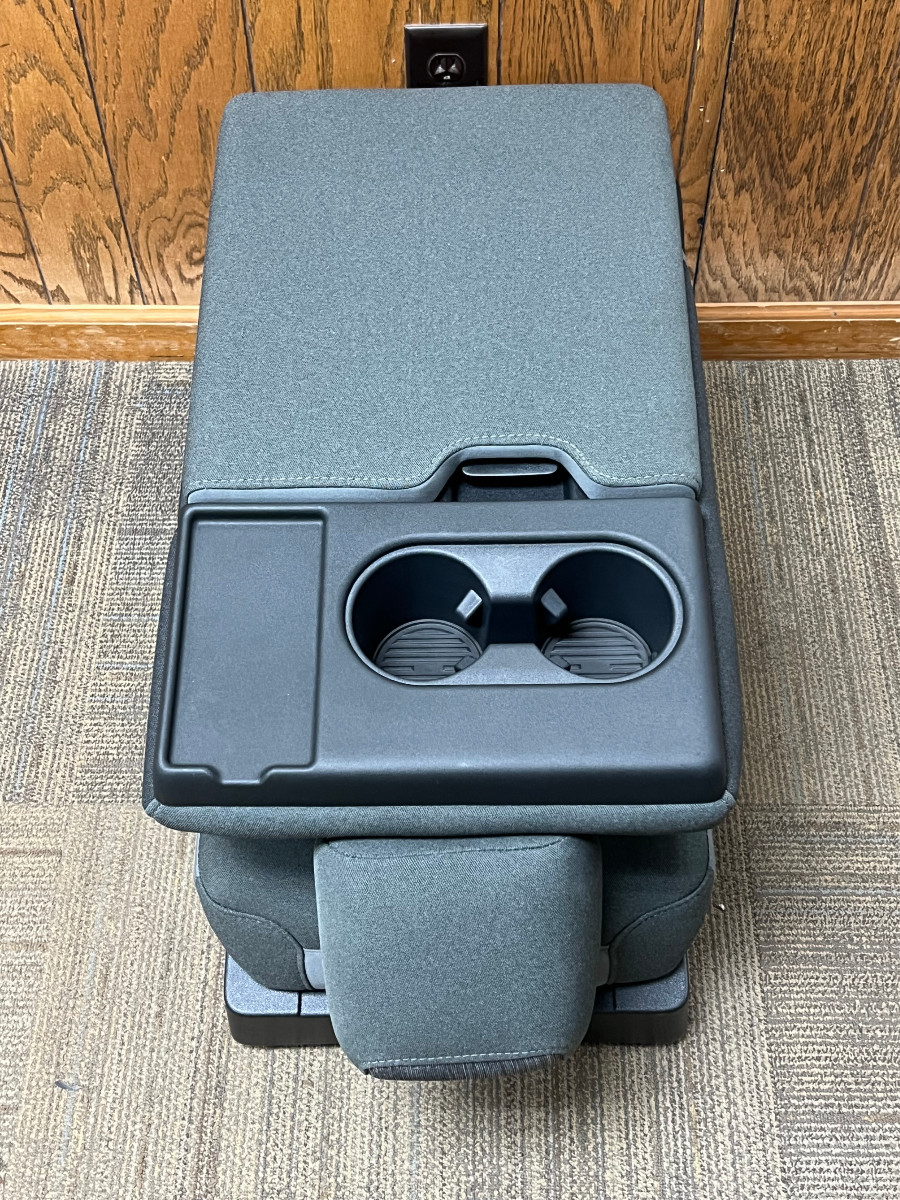 2023-24-25 Ford F-250 F-350 Superduty Center Console Medium slate Cloth Jumpseat