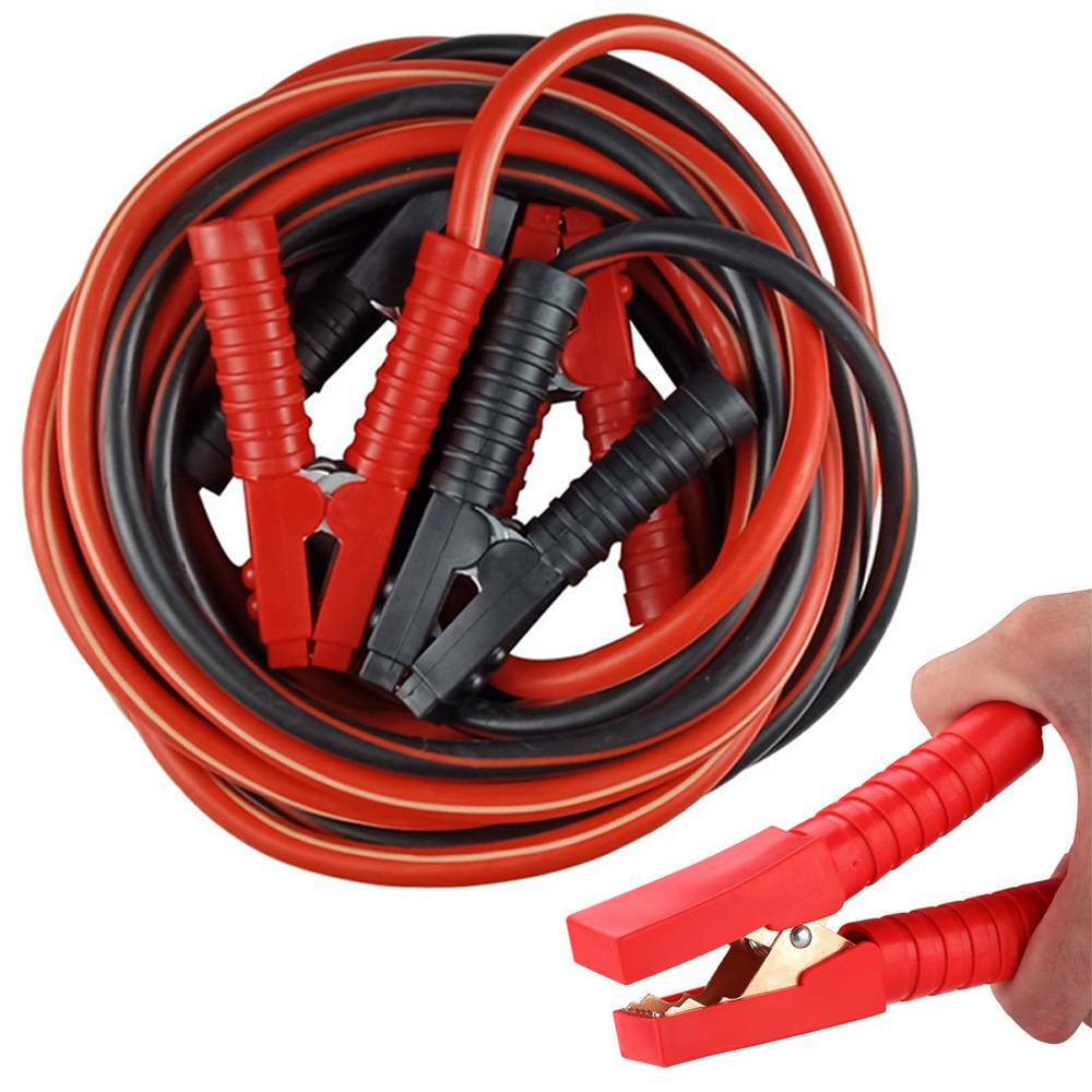 HEAVY DUTY INDUSTRIAL JUMPER BOOSTER CABLES 3000 AMP 2 GAUGE 20 FEET SUPER DUTY
