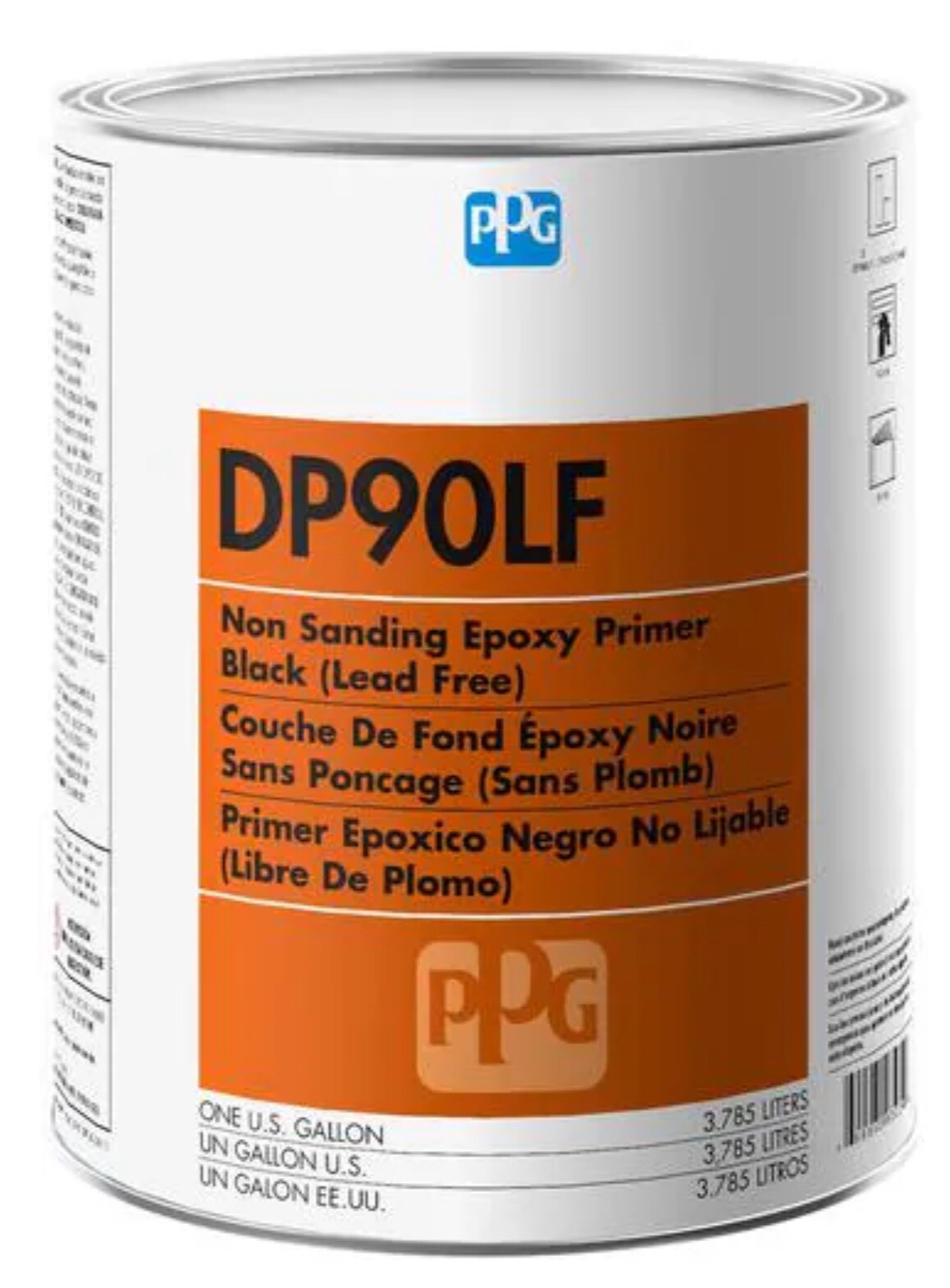 DP90LF PPG Refinish Deltron 1 Gallon Black Low VOC Black Epoxy Prime