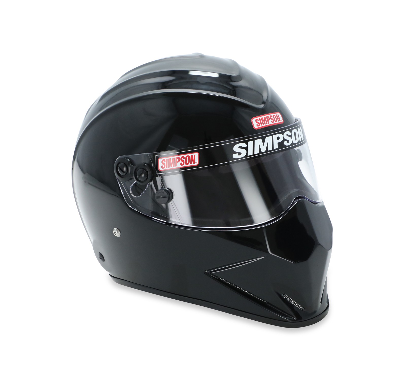Simpson Racing 7297582 SA2020 Diamondback Racing Helmet 7-5/8 Black