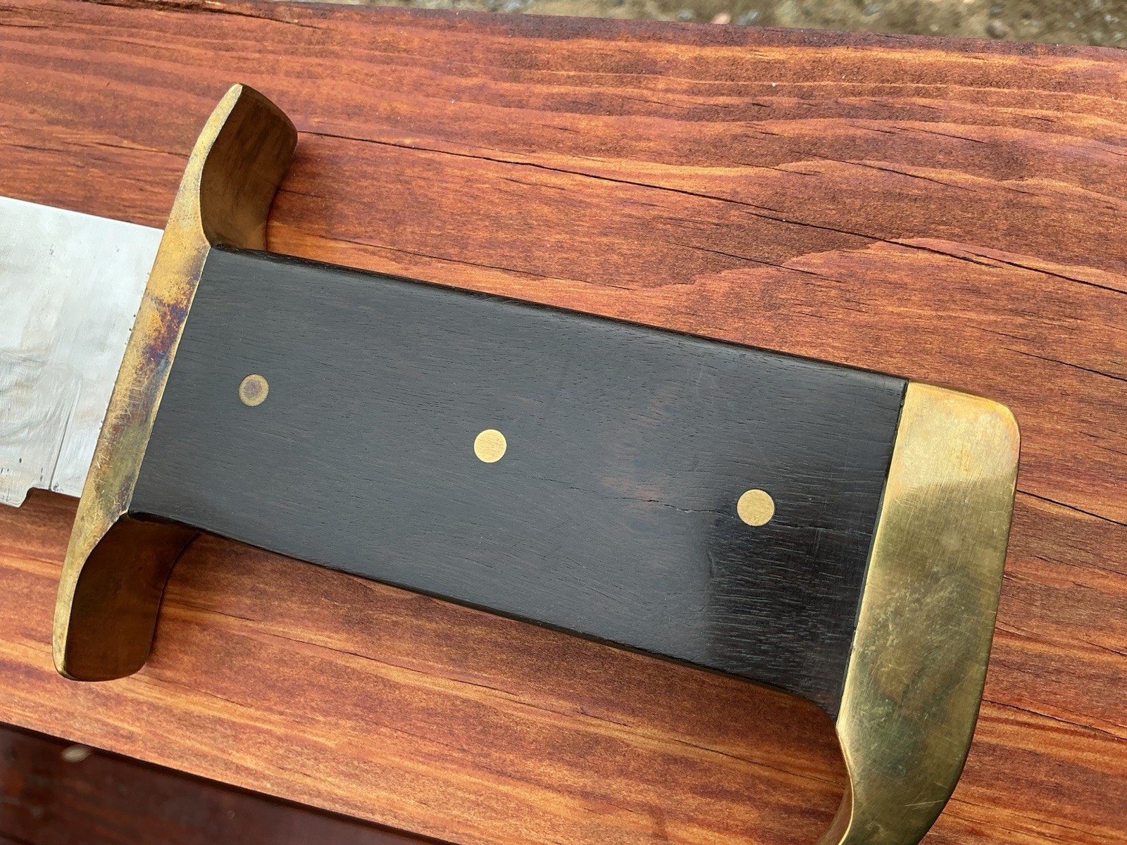 Vintage Antique Bowie knife rosewood handle custom USA