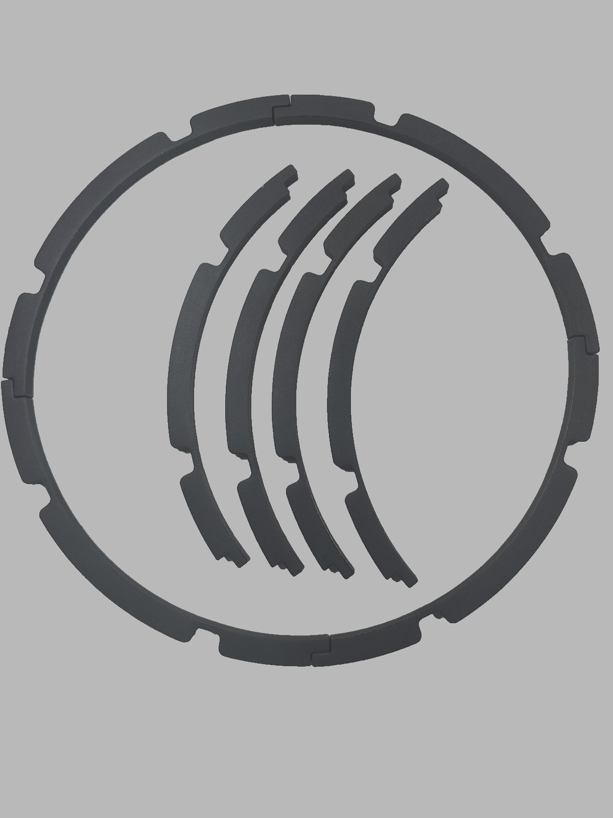 (2) Two Sets of 12" Chipboard 4 Piece Segments Speaker Gaskets