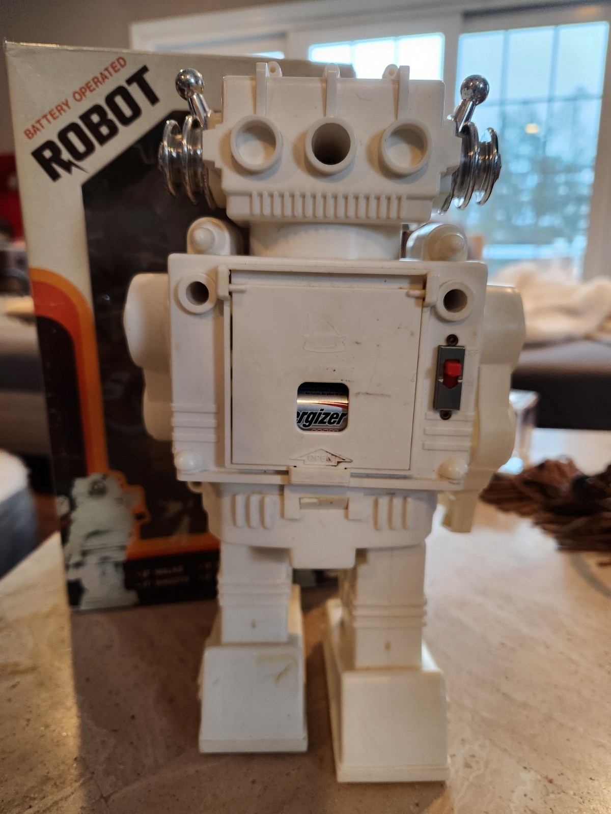 ROBOT BATTERY OPERATED STAR FIGHTER HORIKAWA VARIANT NEW BRIGHT SEE VIDEO