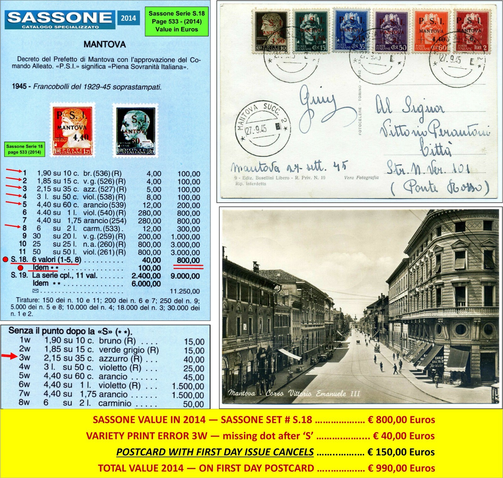 VENEZIA TRIDENTINA 1919 AUSTRIA OCCUPATION - 12 EXCELLENT MINT STAMPS VLH/OG -C2