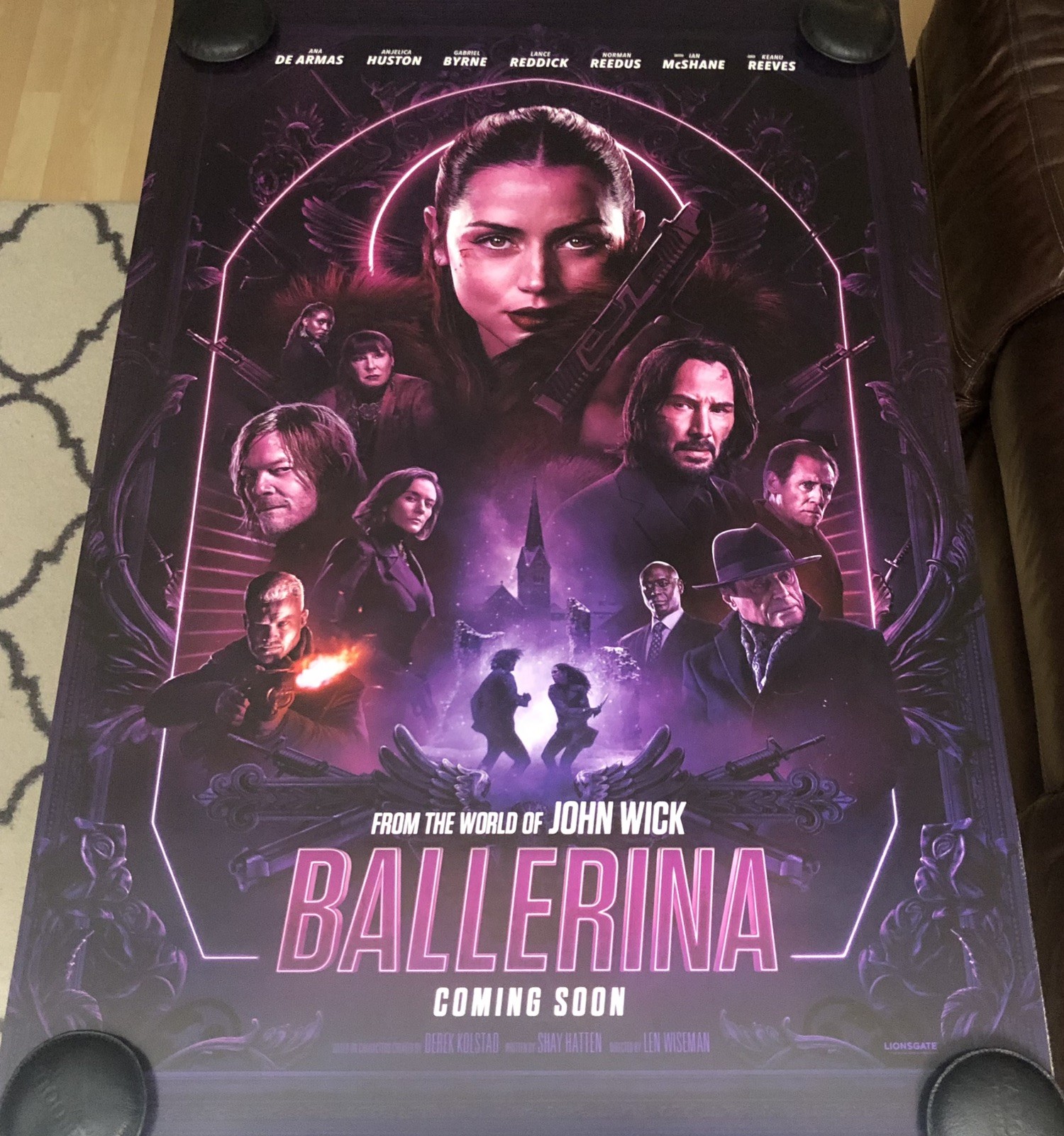 BALLERINA Original DS Double Sided 27x40 Movie Poster John Wick FINAL Version