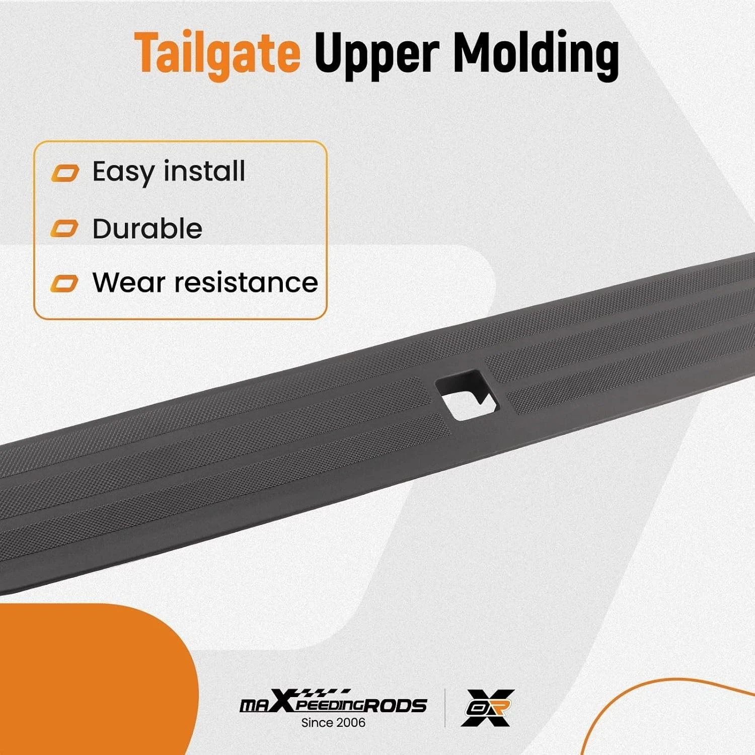 Tailgate Step Trim Cover Kit for Ford F150 2021-2023 Flex Step Center Cap