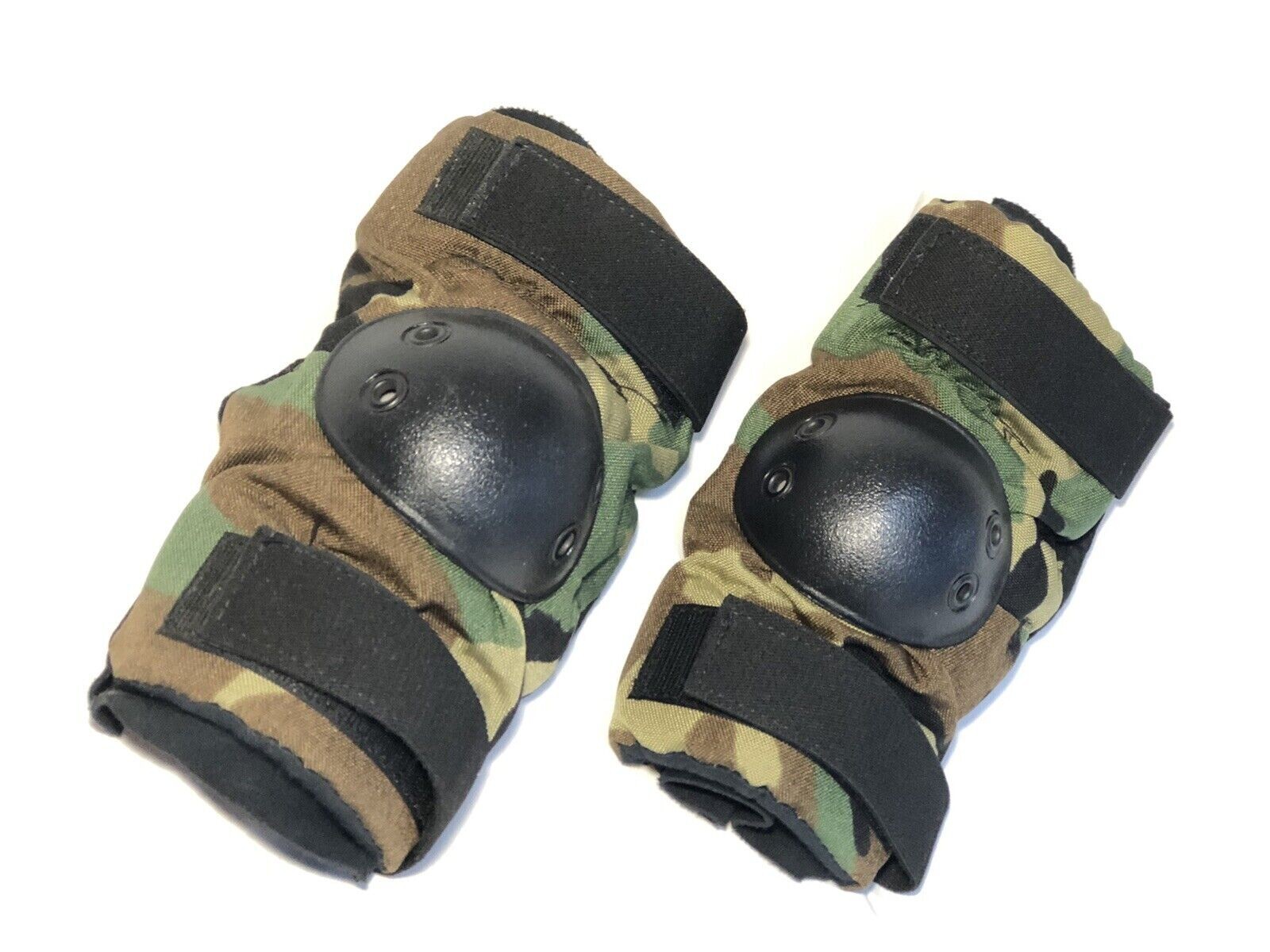 ELBOW PADS Bijans WOODLAND Camo USGI US Army Military MEDIUM NEW