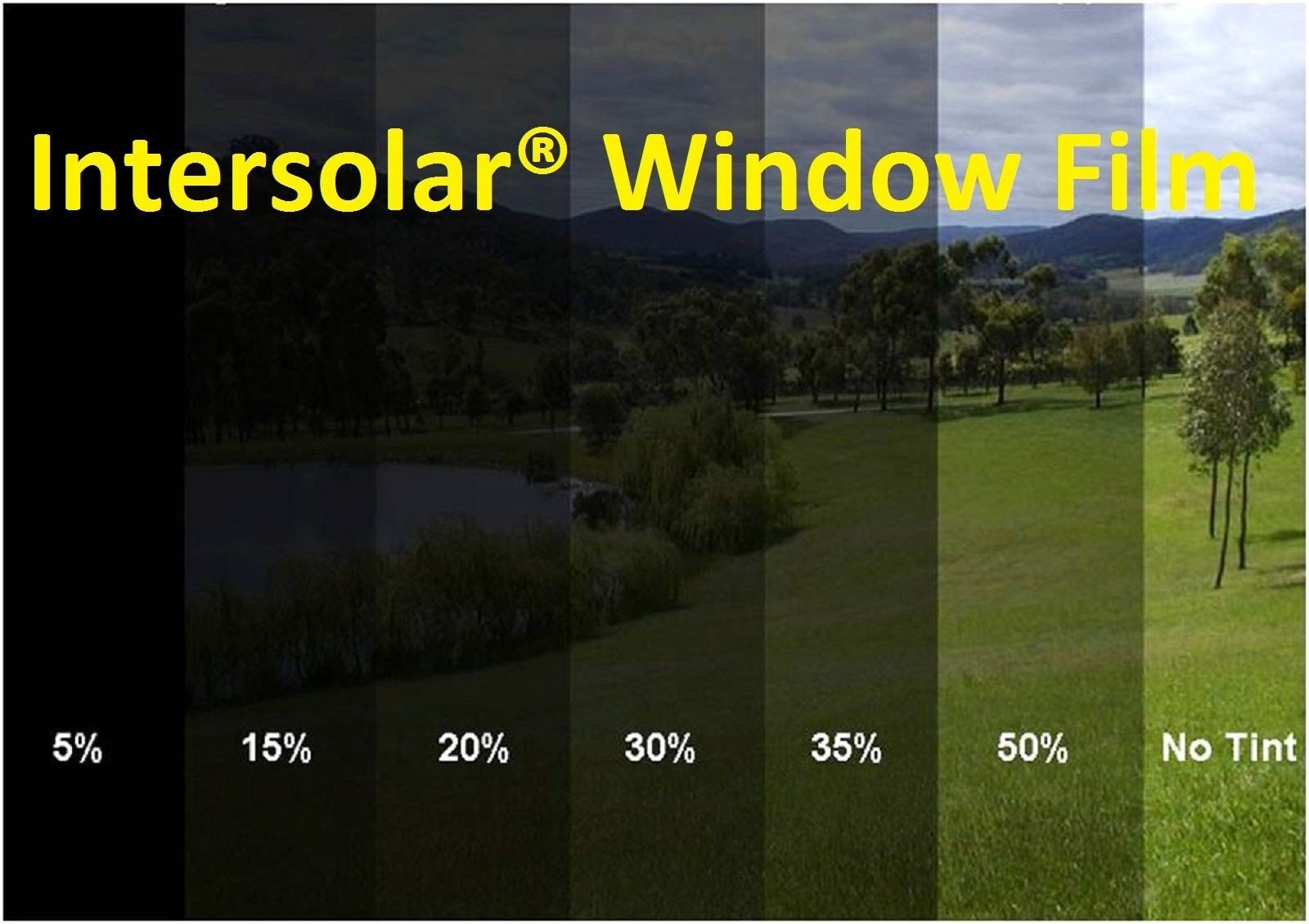 Uncut Roll Window Tint Film 2 ply Car Home Residential  Commercial  Intersolar®