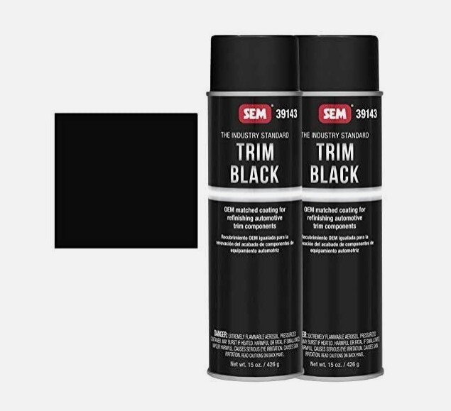 SEM 39143 Trim Black Aerosol (2 Cans)