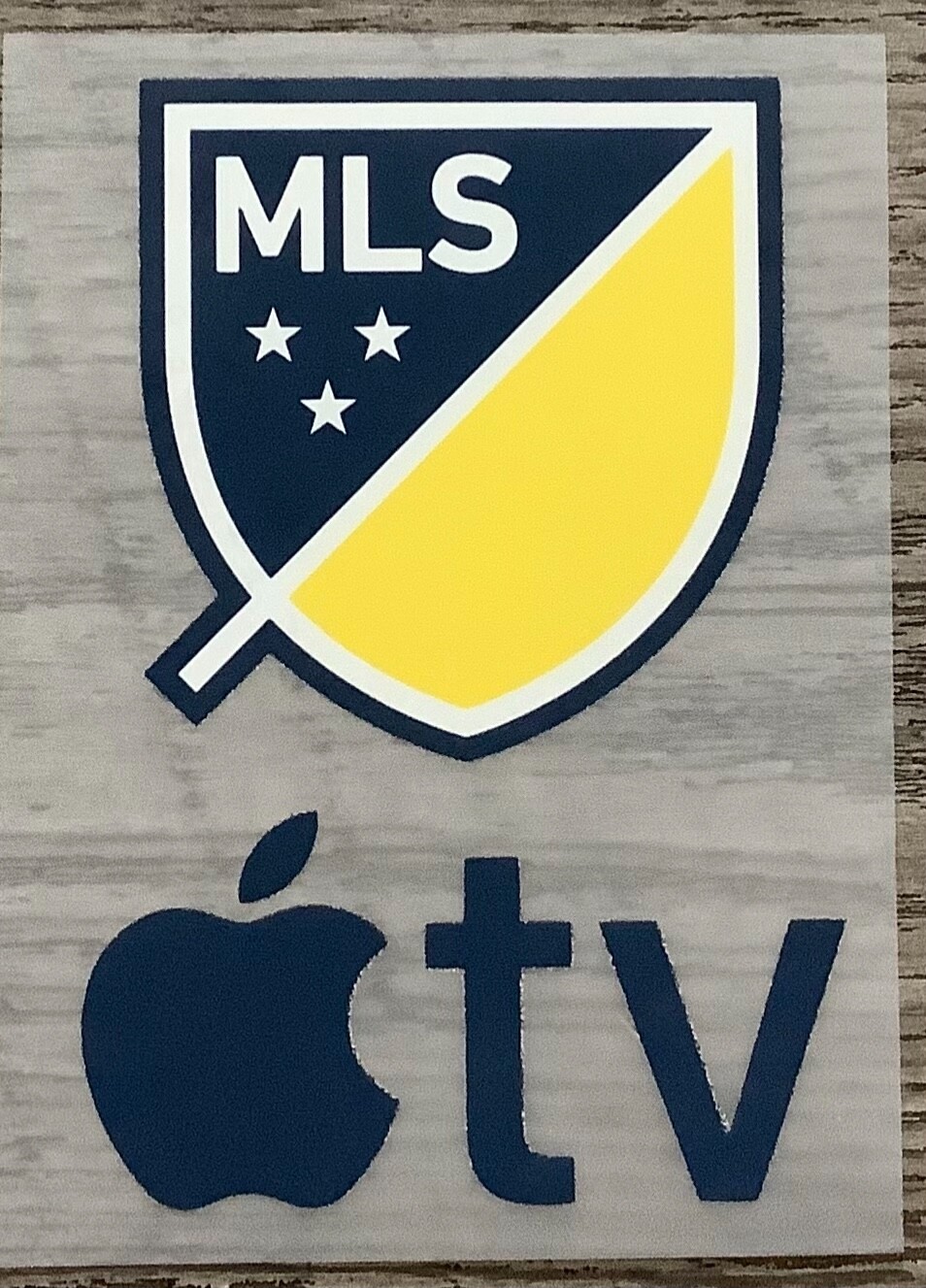 AMERICAN LEAGUE MLS SOCCER APPLE TV&SPONSOR IRON ON PATCHES